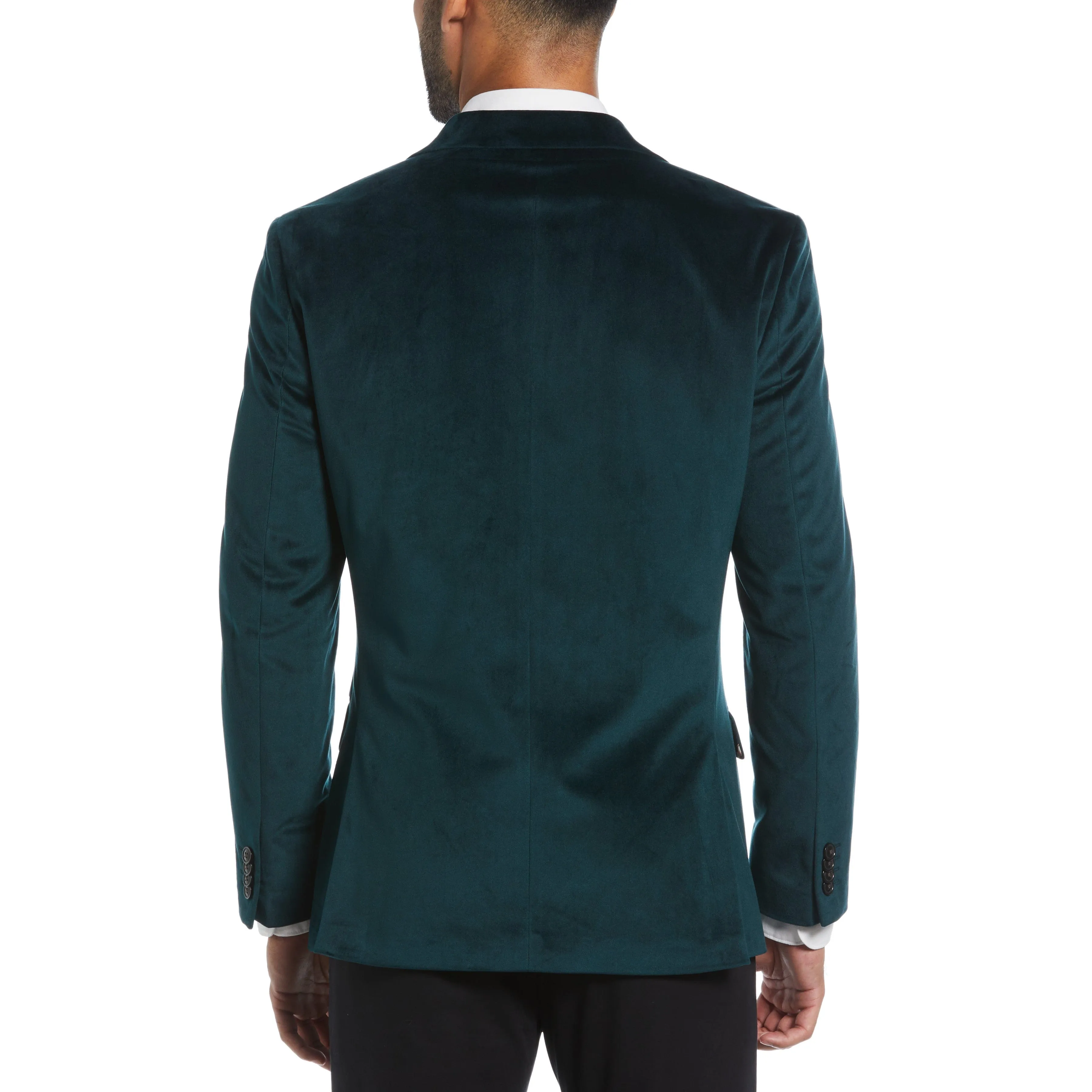 Slim Fit Dark Teal Velvet Sport Coat sold by Original Penguin product image thumbnail 2