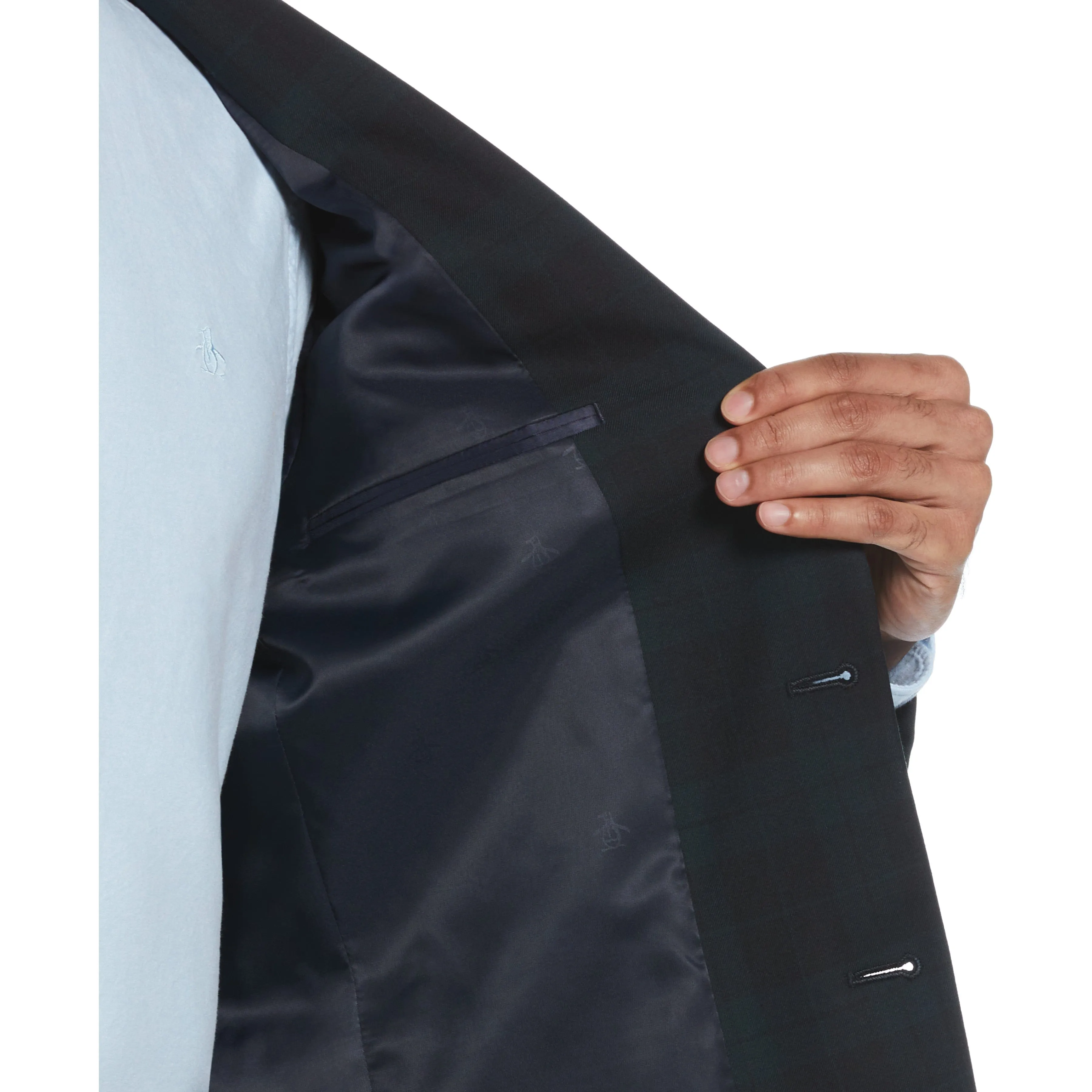 Slim Fit Plaid Sport Coat sold by Original Penguin product image thumbnail 3