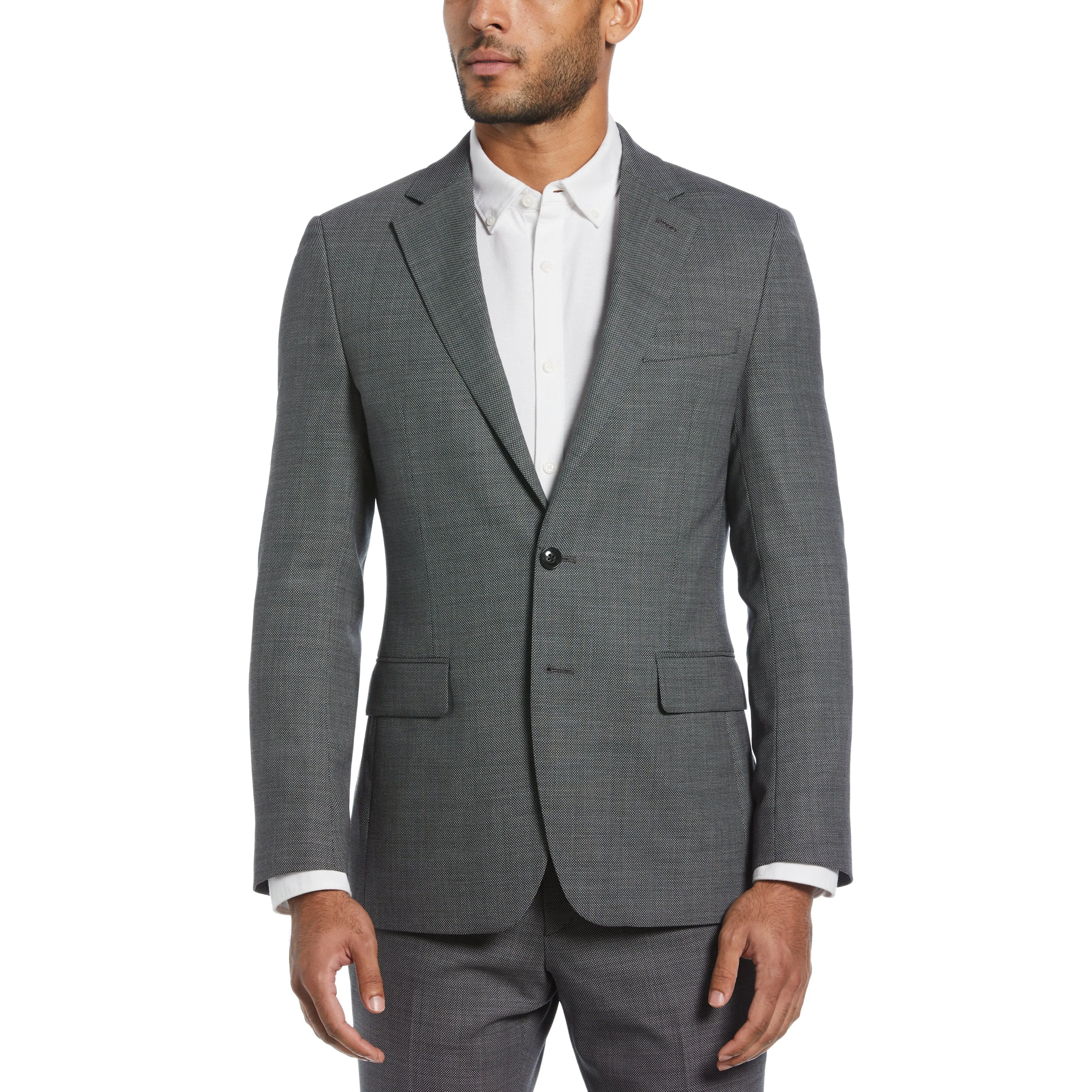 Slim Fit Textured Suit Separate Jacket sold by Original Penguin