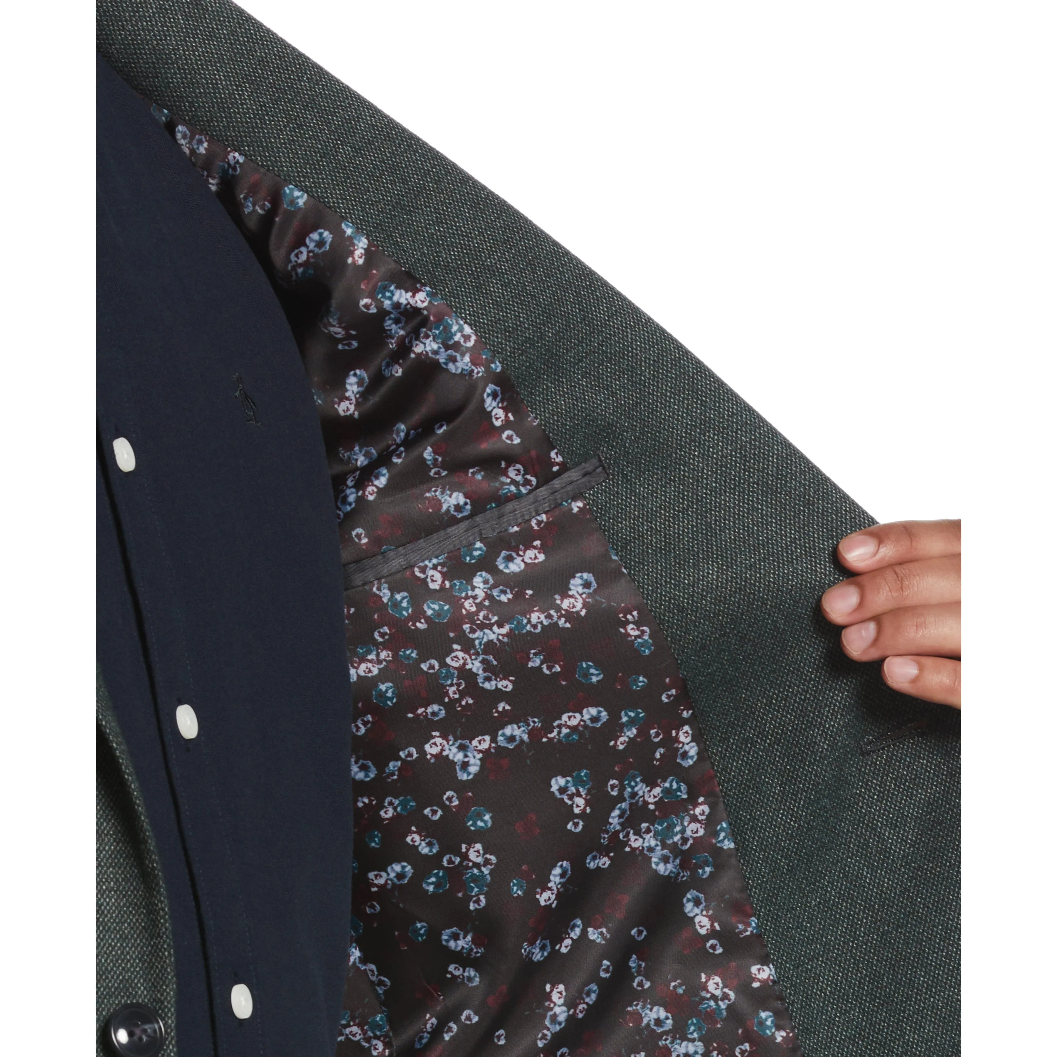 Slim Fit Textured Sport Coat sold by Original Penguin product image thumbnail 3