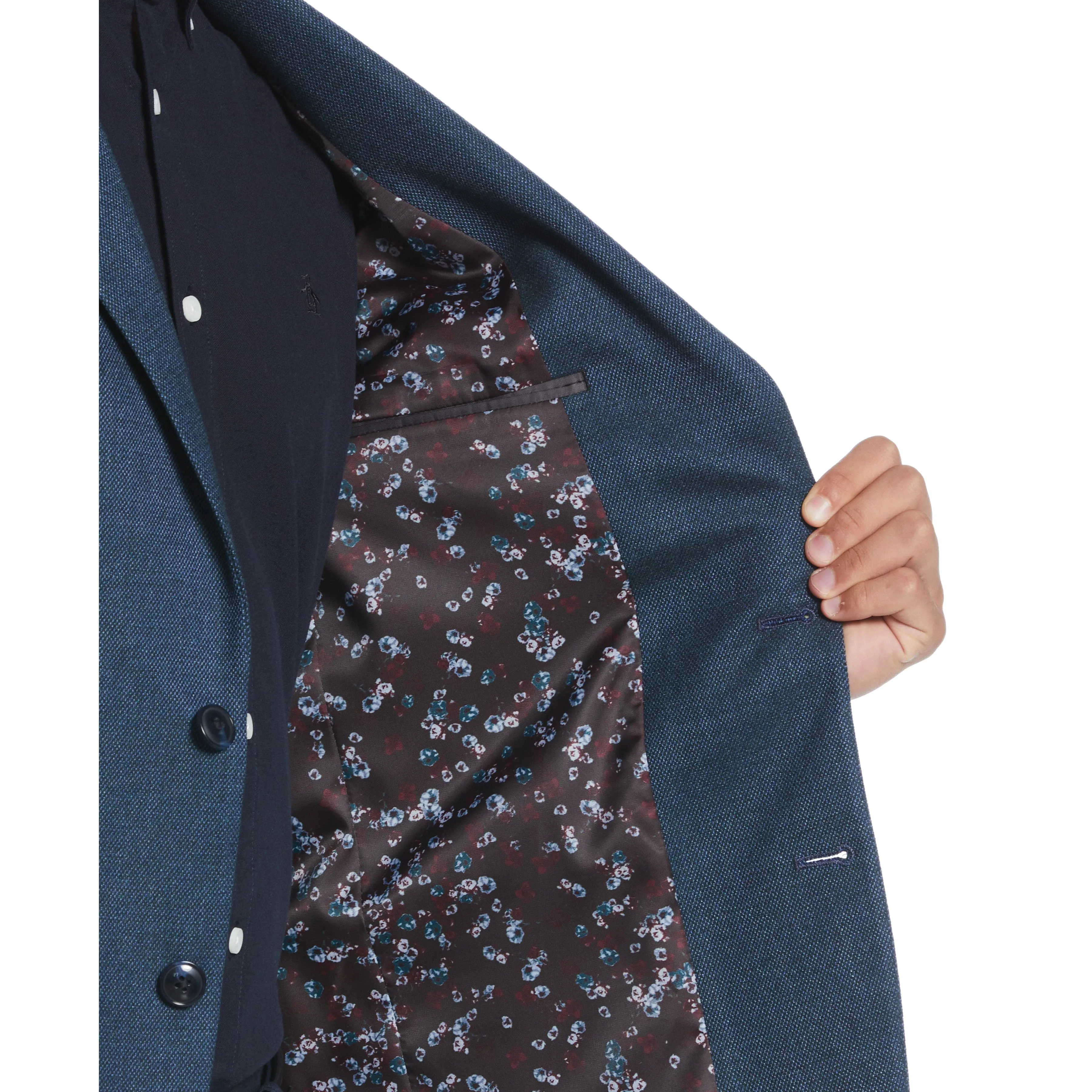 Slim Fit Textured Sport Coat sold by Original Penguin product image thumbnail 4