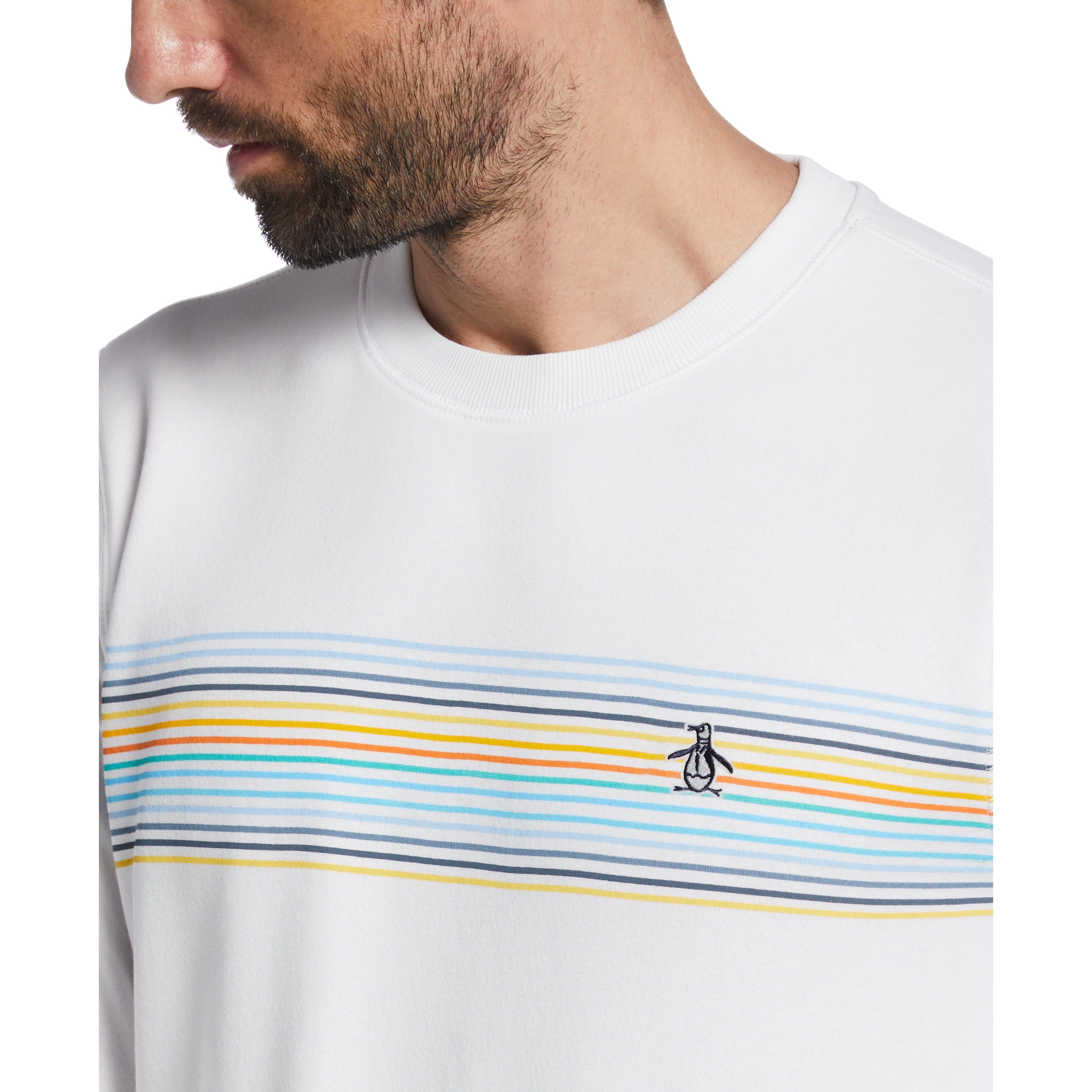 Engineered Chest Stripe Sweatshirt sold by Original Penguin product image thumbnail 3