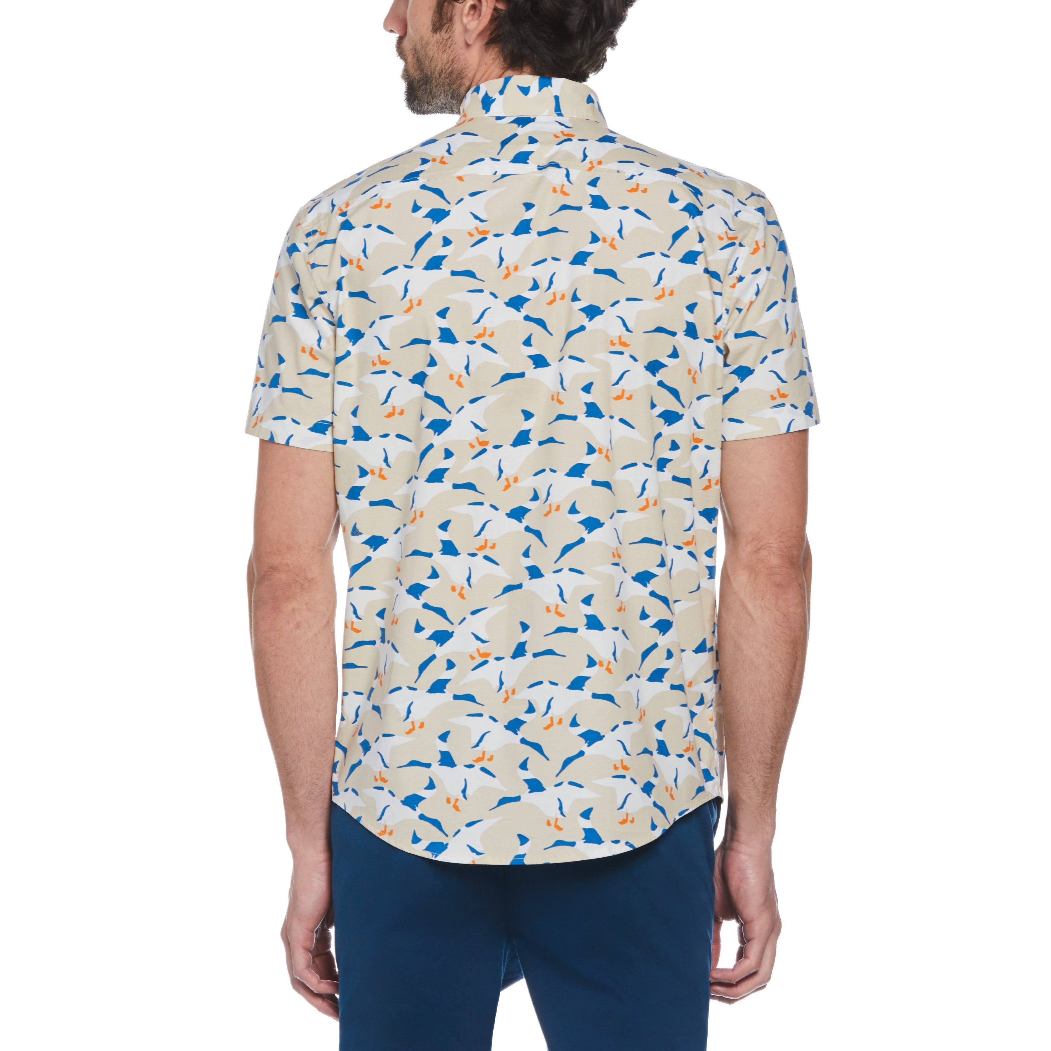 Poplin Bird Print Shirt sold by Original Penguin product image thumbnail 2