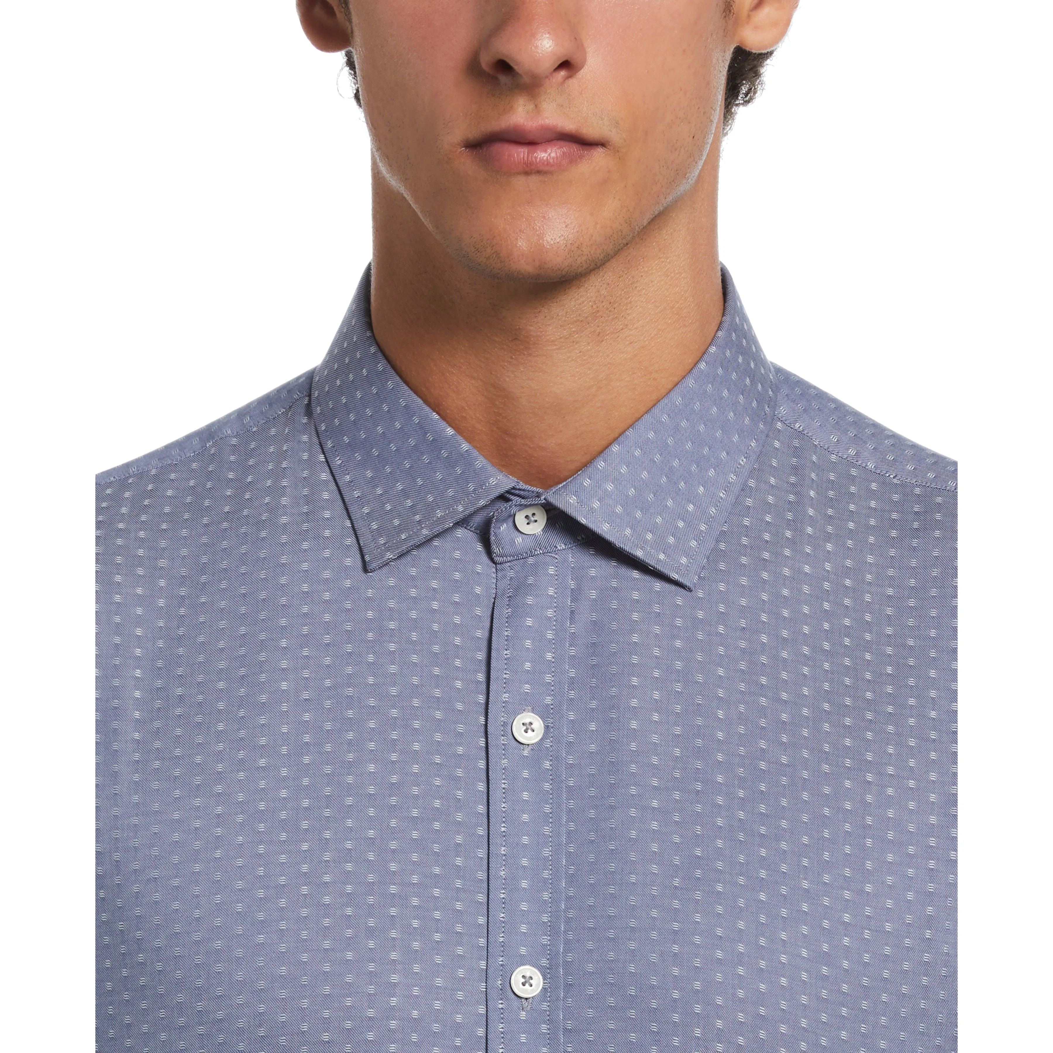 Dobby Chambray Print Dress Shirt sold by Original Penguin product image thumbnail 3