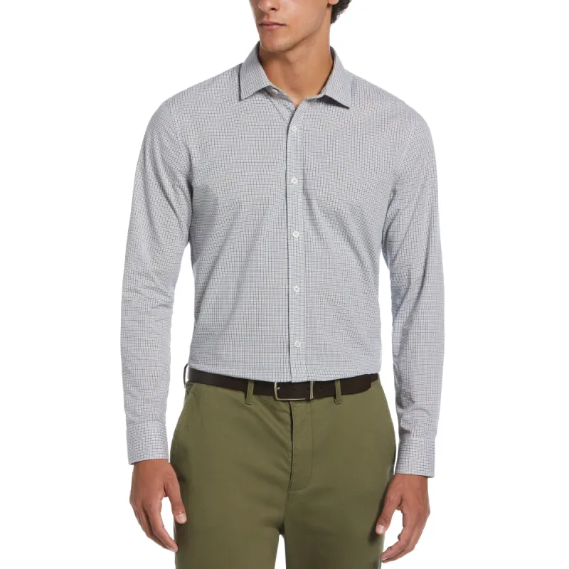 Plum Mini Check Print Dress Shirt sold by Original Penguin