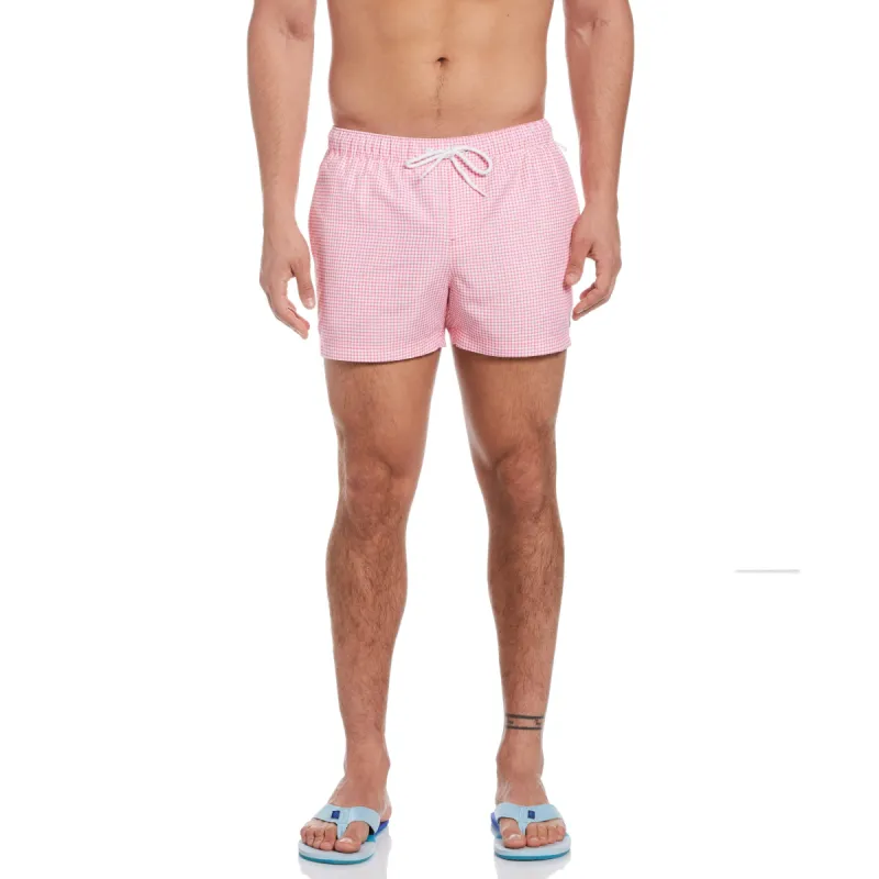 Box Gingham Eco Swim Short sold by Original Penguin