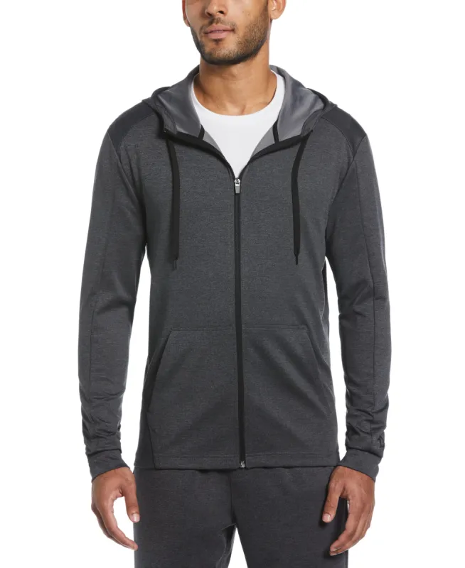 Penguin Sport Full Zip Midweight Pieced Hoodie sold by Original Penguin