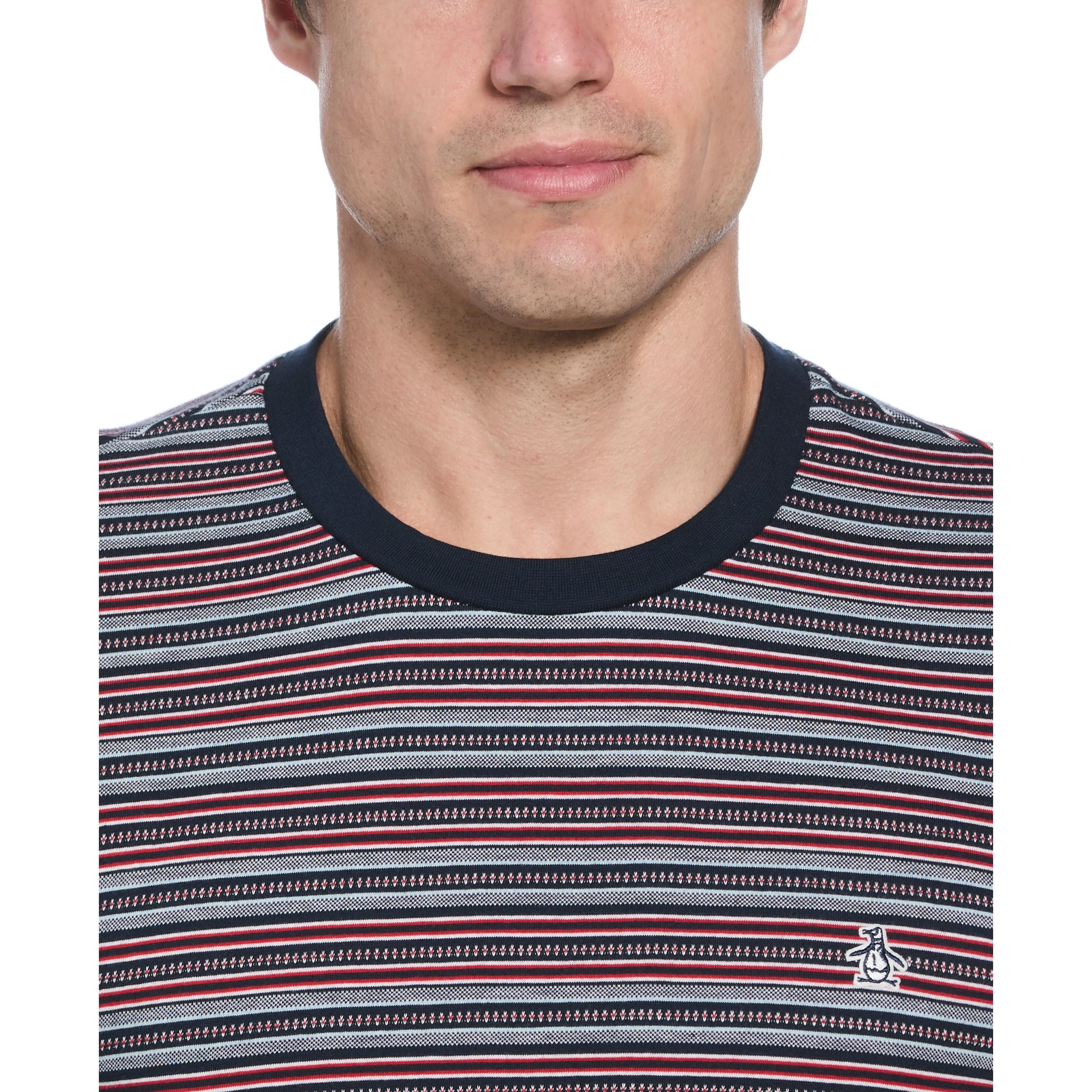 Cotton Jacquard Stripe Tee sold by Original Penguin product image thumbnail 3