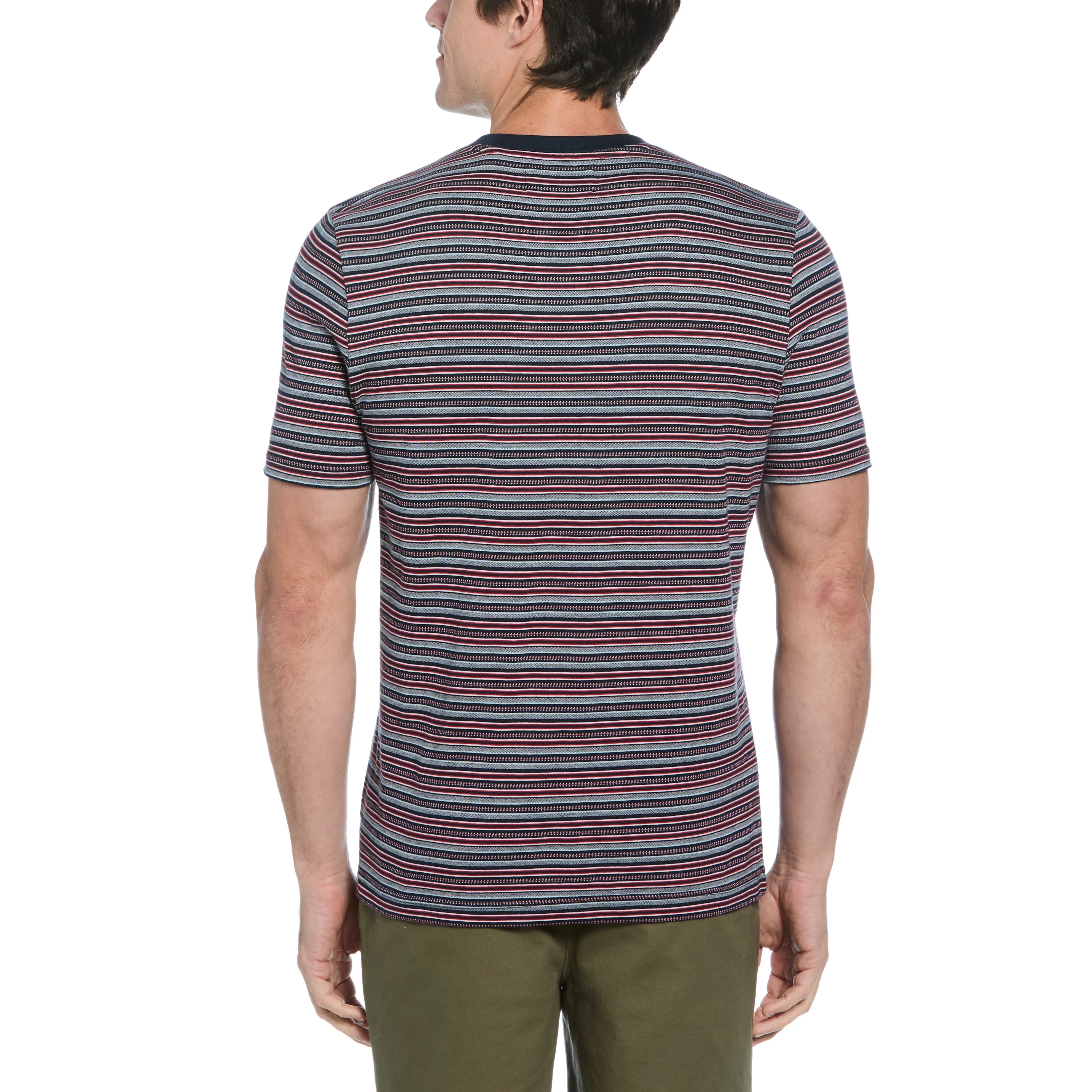 Cotton Jacquard Stripe Tee sold by Original Penguin product image thumbnail 2