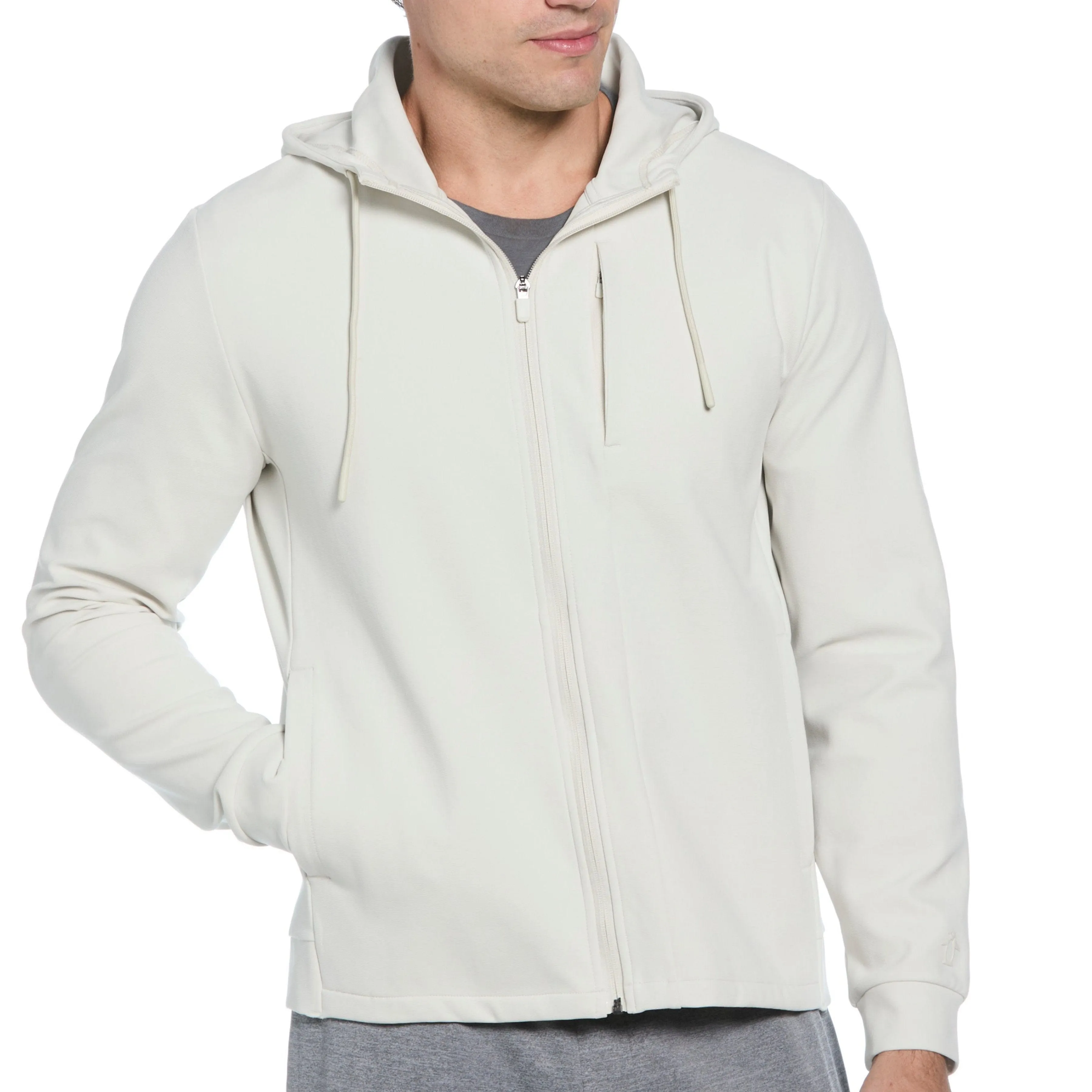 Penguin Sport Micro Texture Full Zip Hoodie sold by Original Penguin