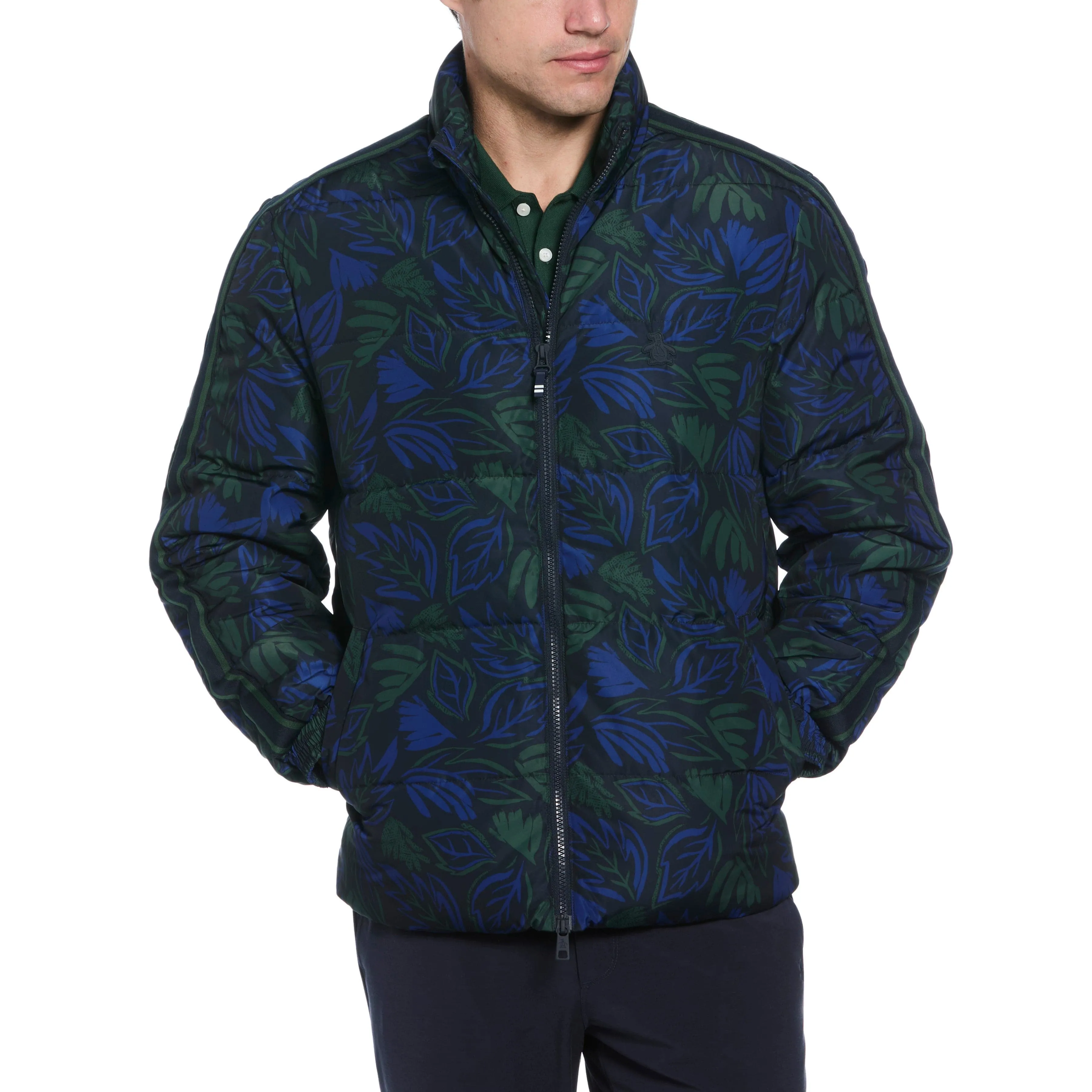 Floral Puffer Jacket sold by Original Penguin