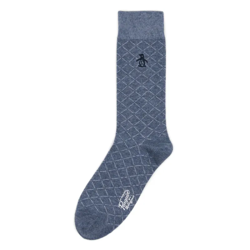 Munley Grid Dress Sock sold by Original Penguin