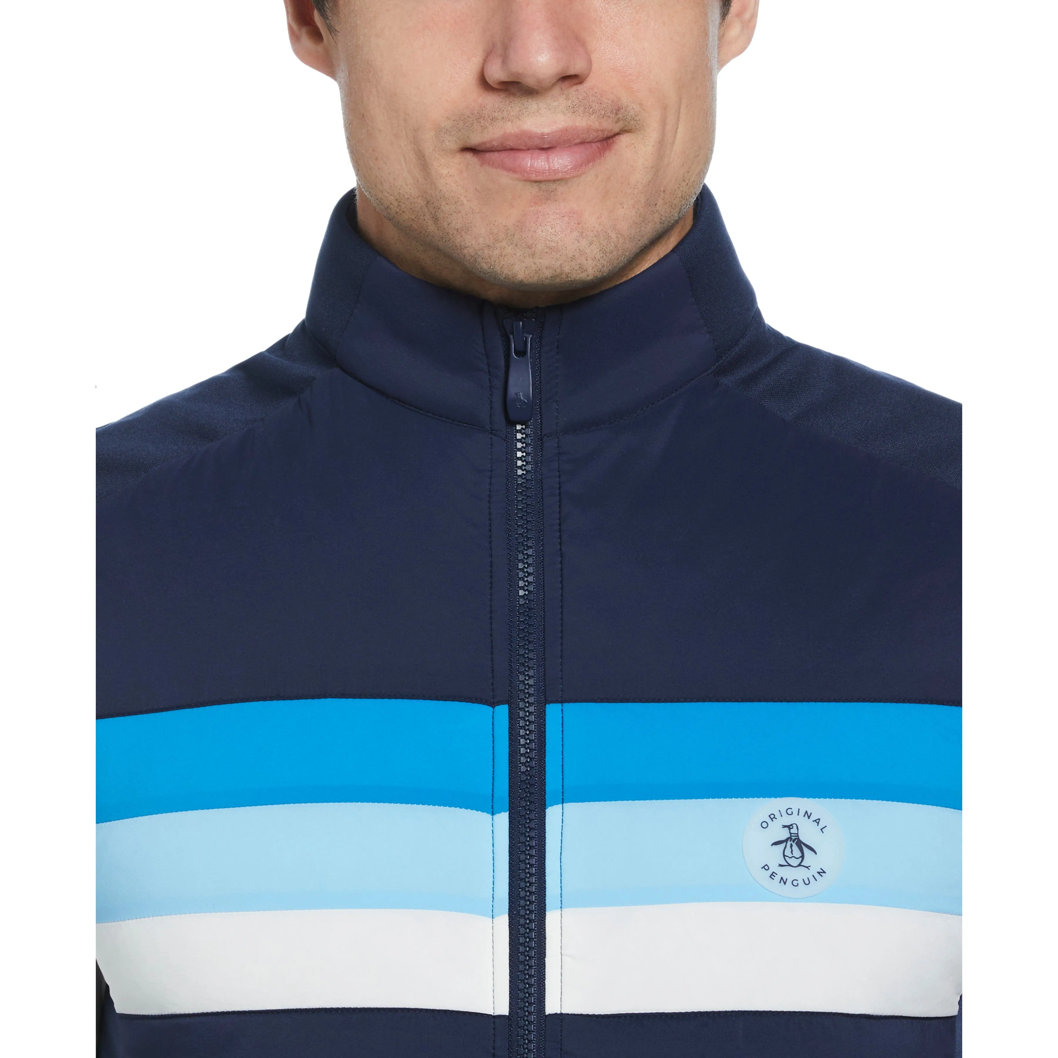 Retro Color Block Insulated Full Zip Golf Vest sold by Original Penguin product image thumbnail 3