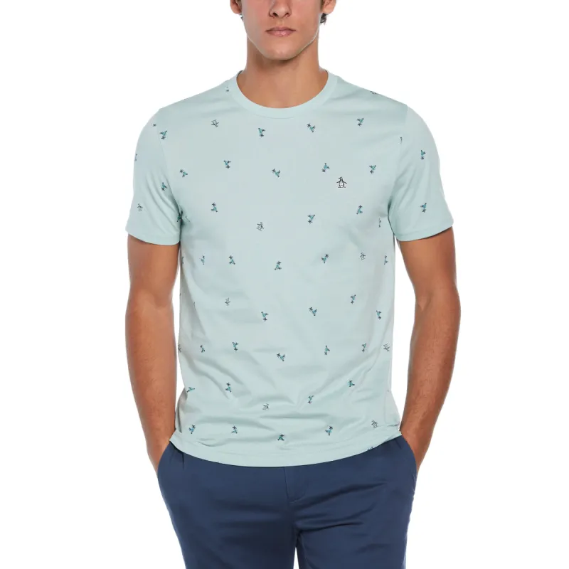 All-Over Surf Pete Print Tee sold by Original Penguin
