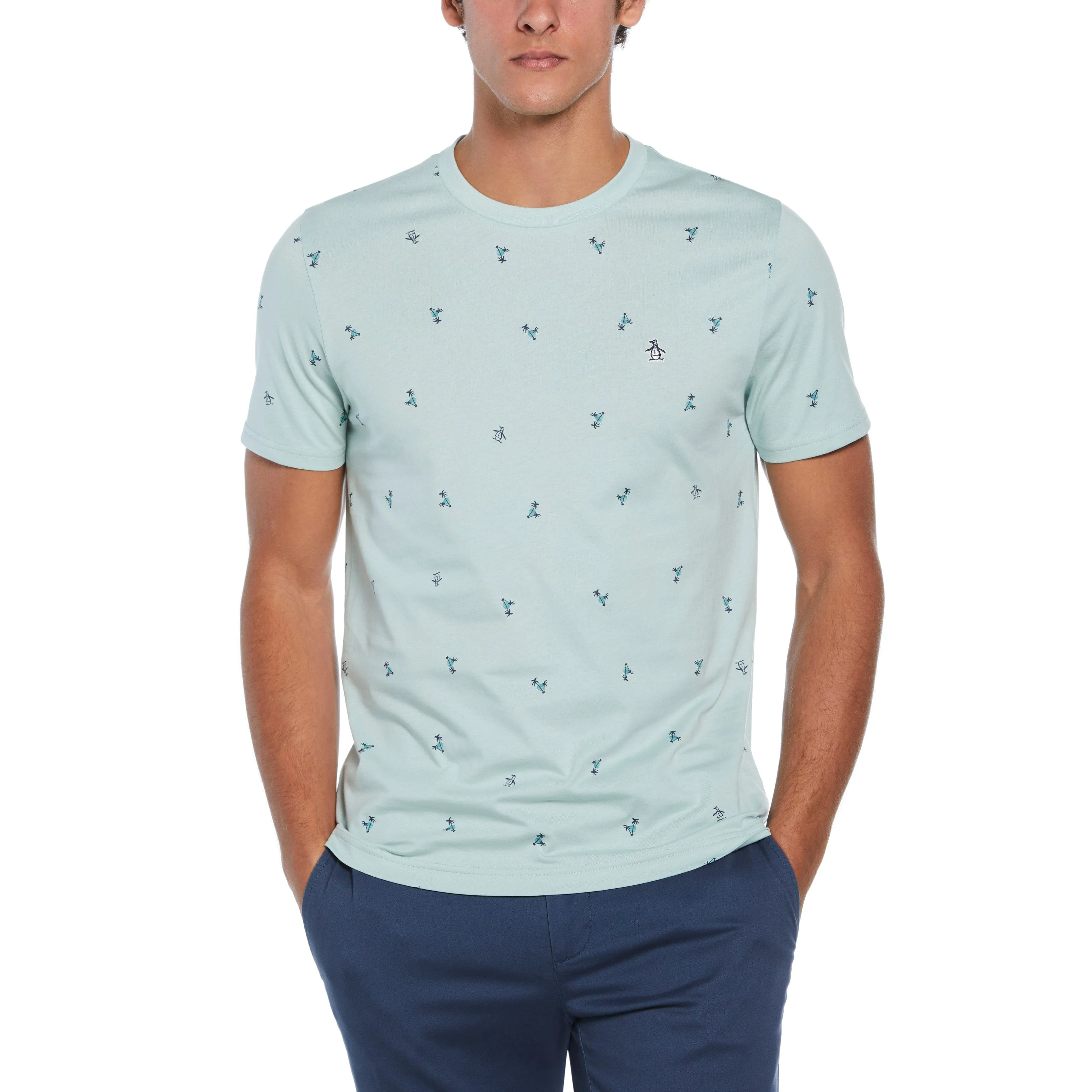 All-Over Surf Pete Print Tee sold by Original Penguin