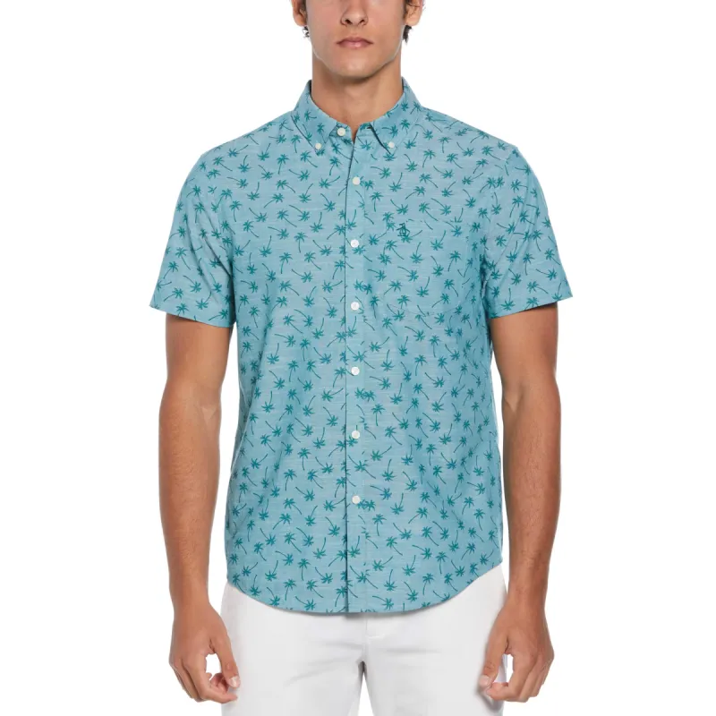 Cotton Chambray Palm Shirt sold by Original Penguin