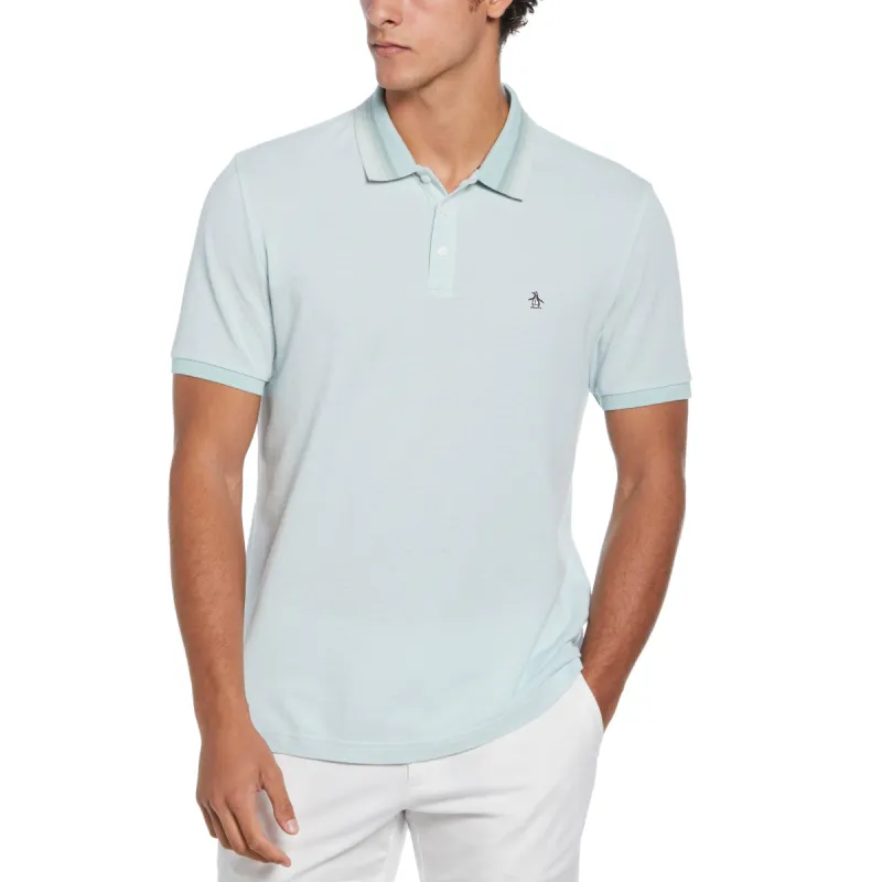 Pique Polo with Tipping sold by Original Penguin