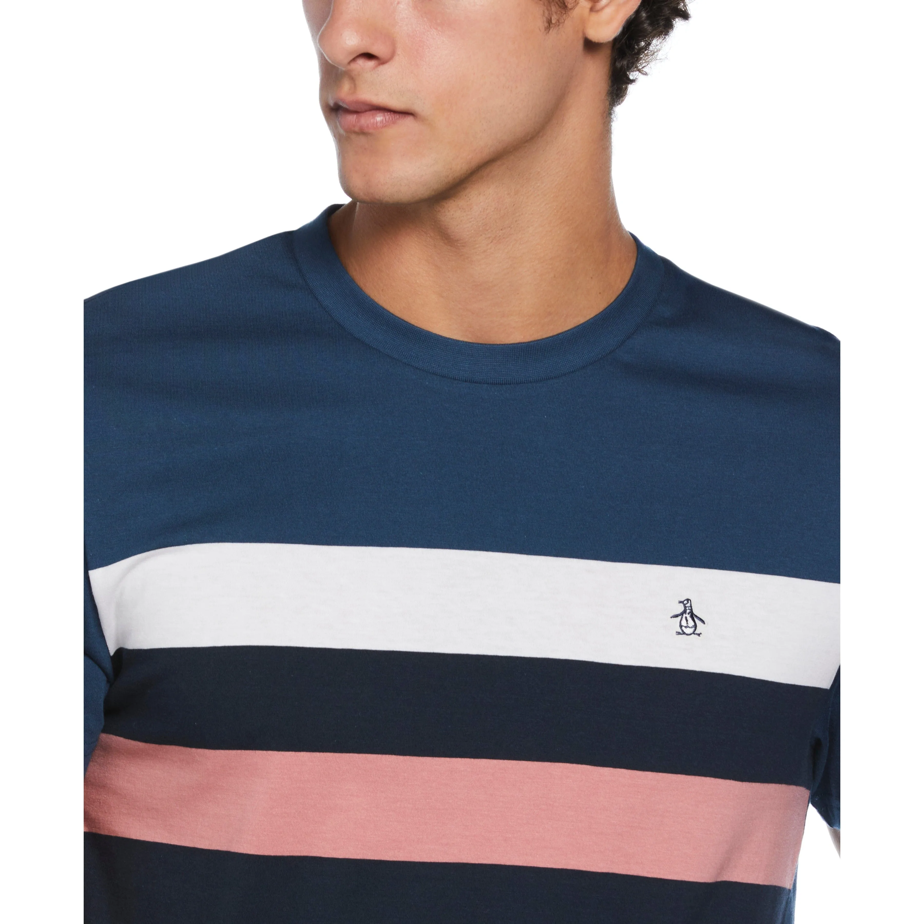 Cotton Jersey Yarn Dyed Chest Stripe Tee sold by Original Penguin product image thumbnail 3