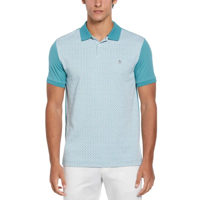Cotton Jersey Jacquard Front Polo sold by Original Penguin