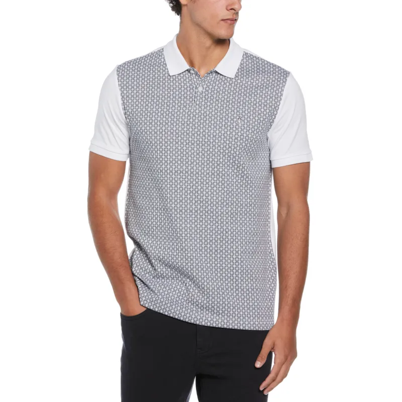 Cotton Jersey Jacquard Front Polo sold by Original Penguin
