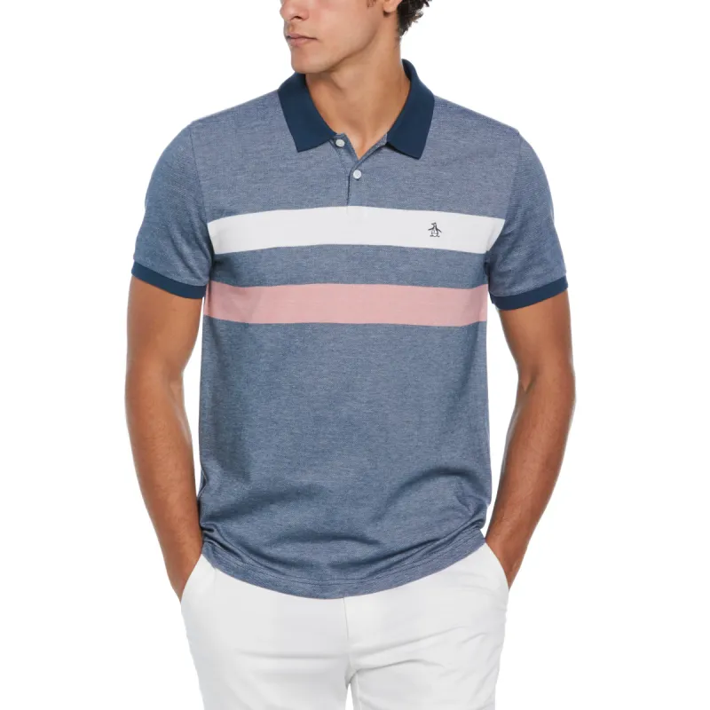 Birdseye Pique Stripe Polo sold by Original Penguin