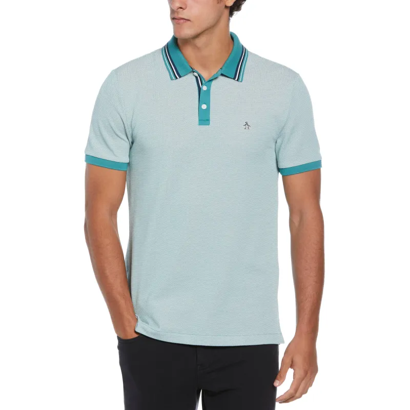 Birdseye Pique Tipped Polo sold by Original Penguin