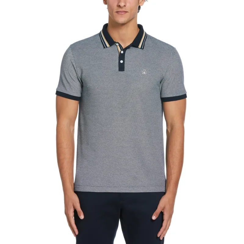 Birdseye Pique Tipped Polo sold by Original Penguin