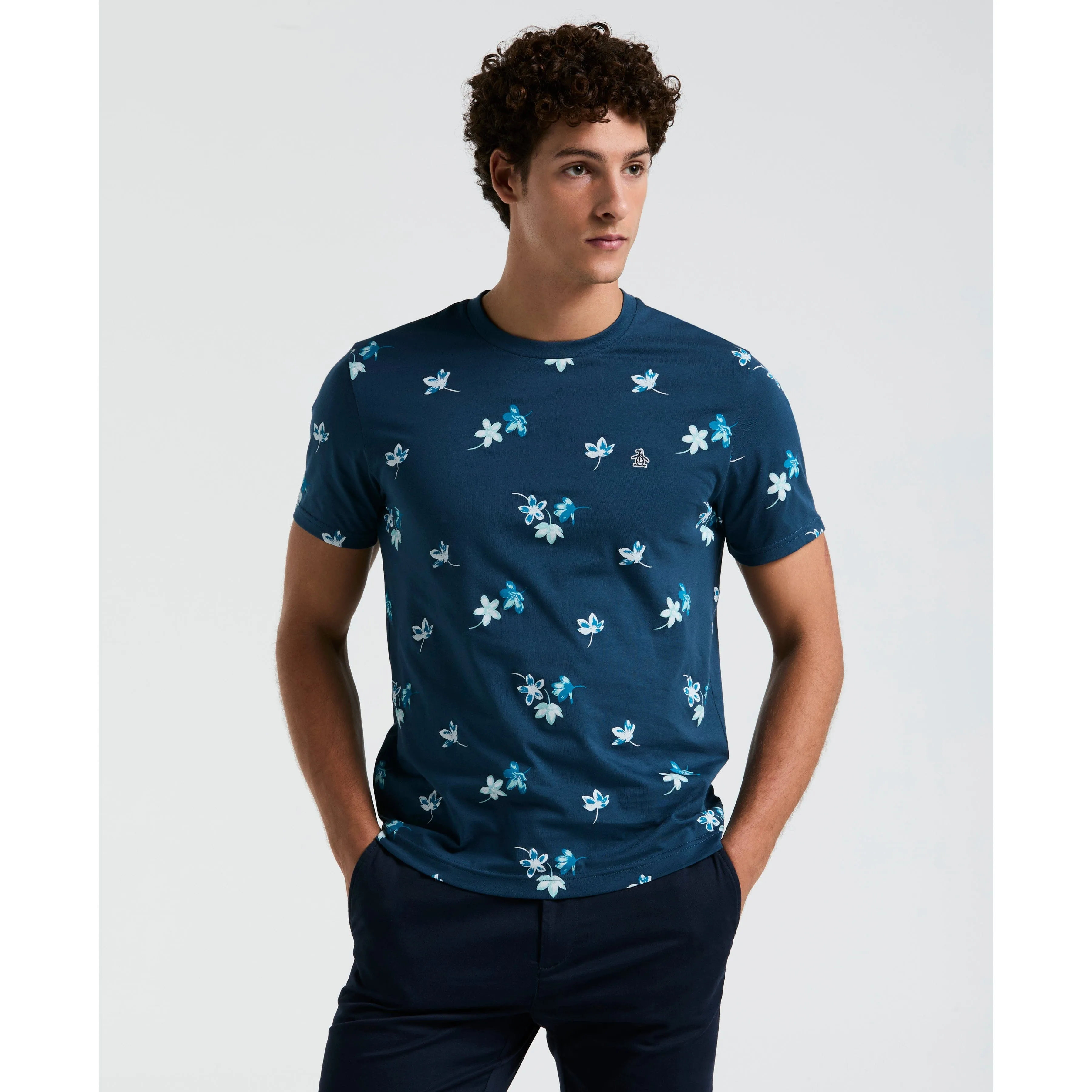 Organic Cotton Floral Print Tee sold by Original Penguin