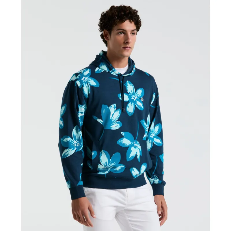 Painted Floral Print French Terry Hoodie sold by Original Penguin