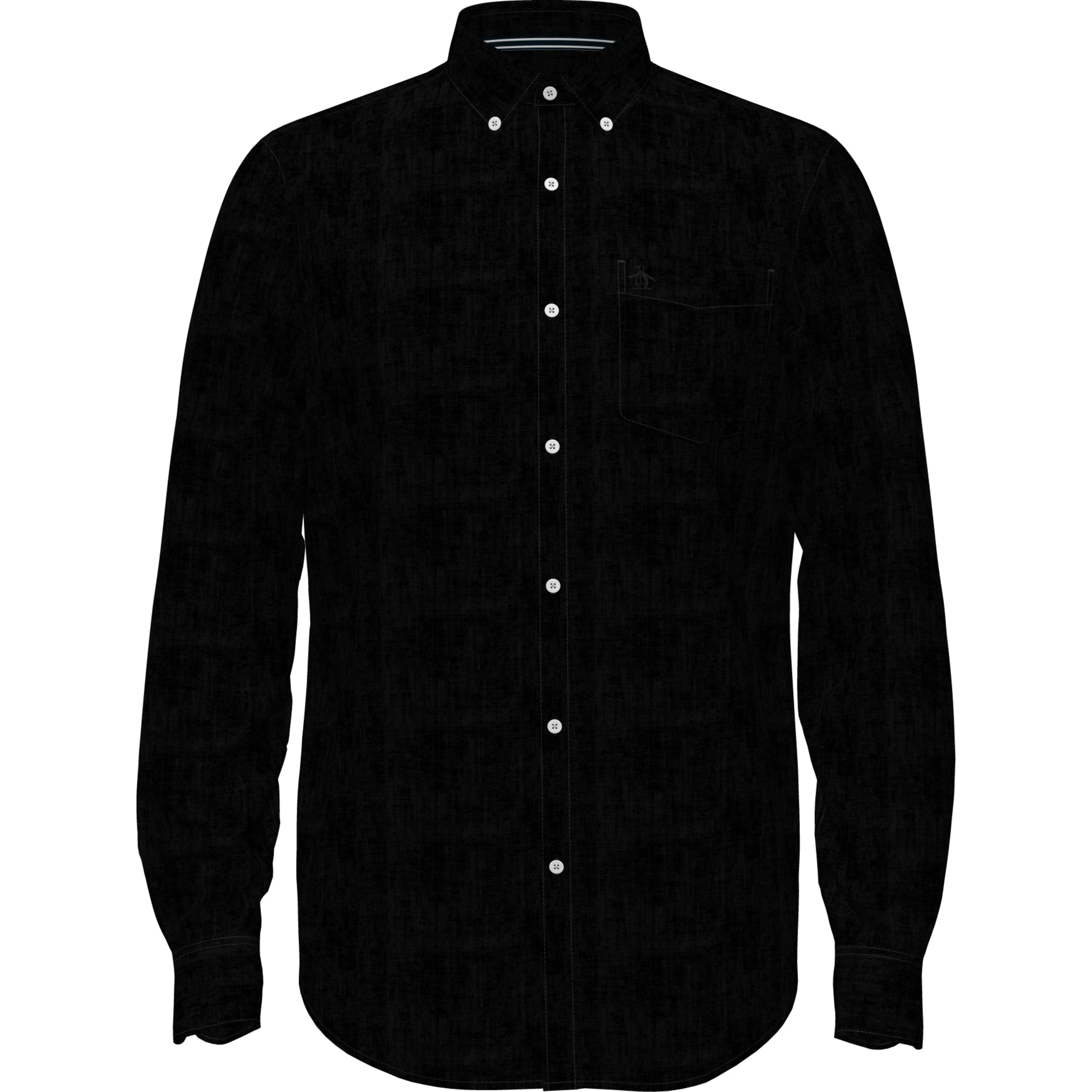Linen Long Sleeve Button-Down Shirt sold by Original Penguin
