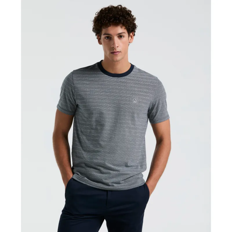 Jacquard Stripe Tee sold by Original Penguin