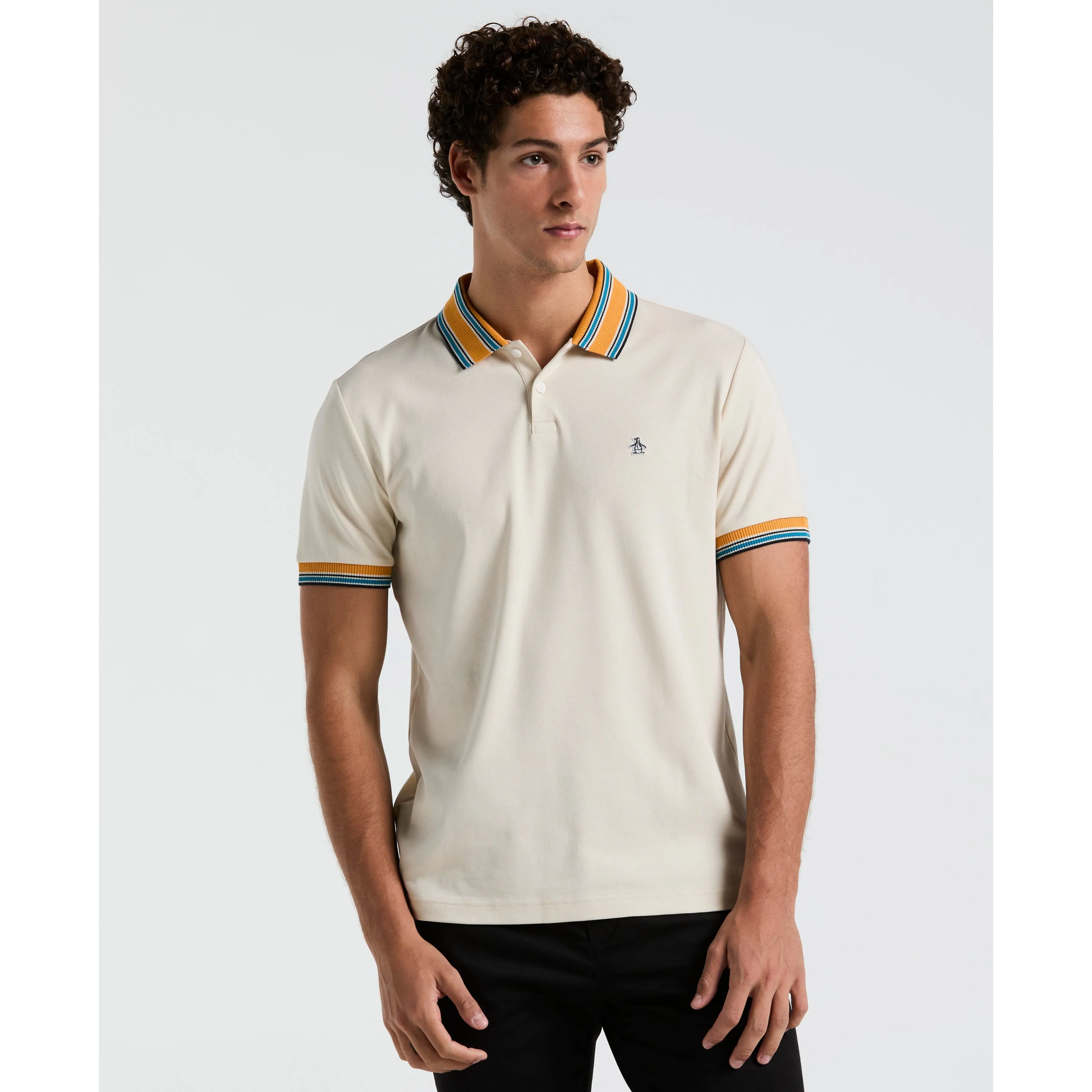 Tipped Collar Polo sold by Original Penguin