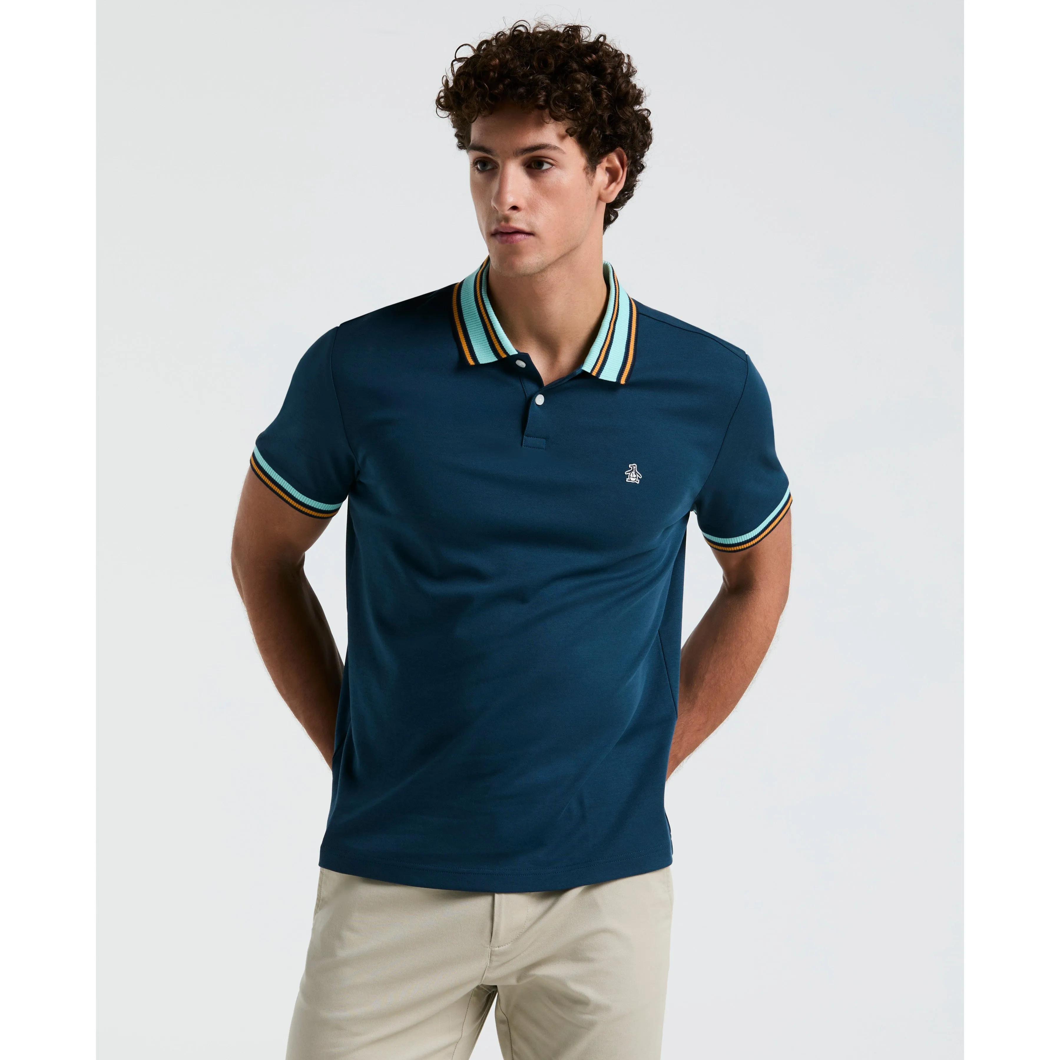 Tipped Collar Polo sold by Original Penguin