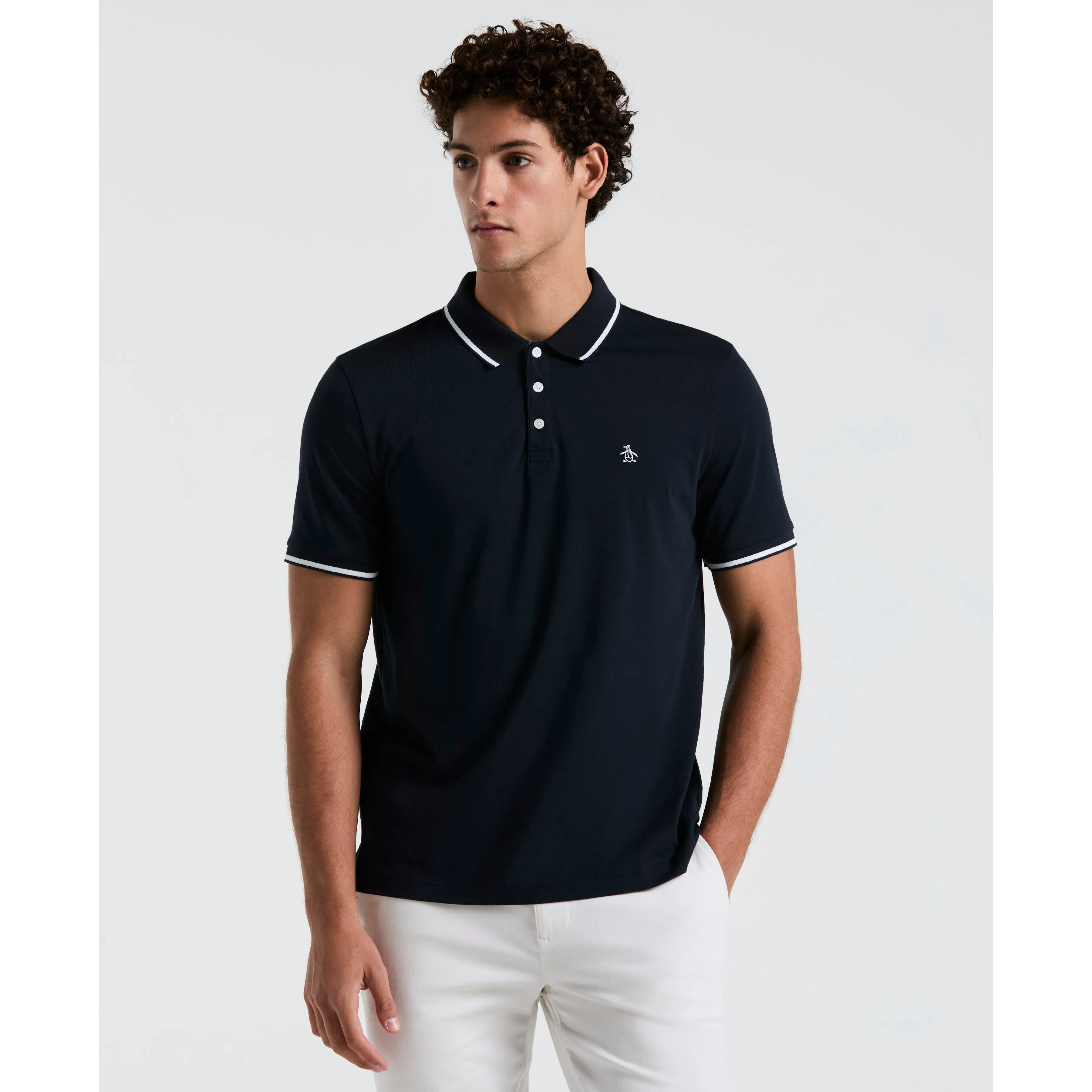 Tipped Jersey Polo sold by Original Penguin