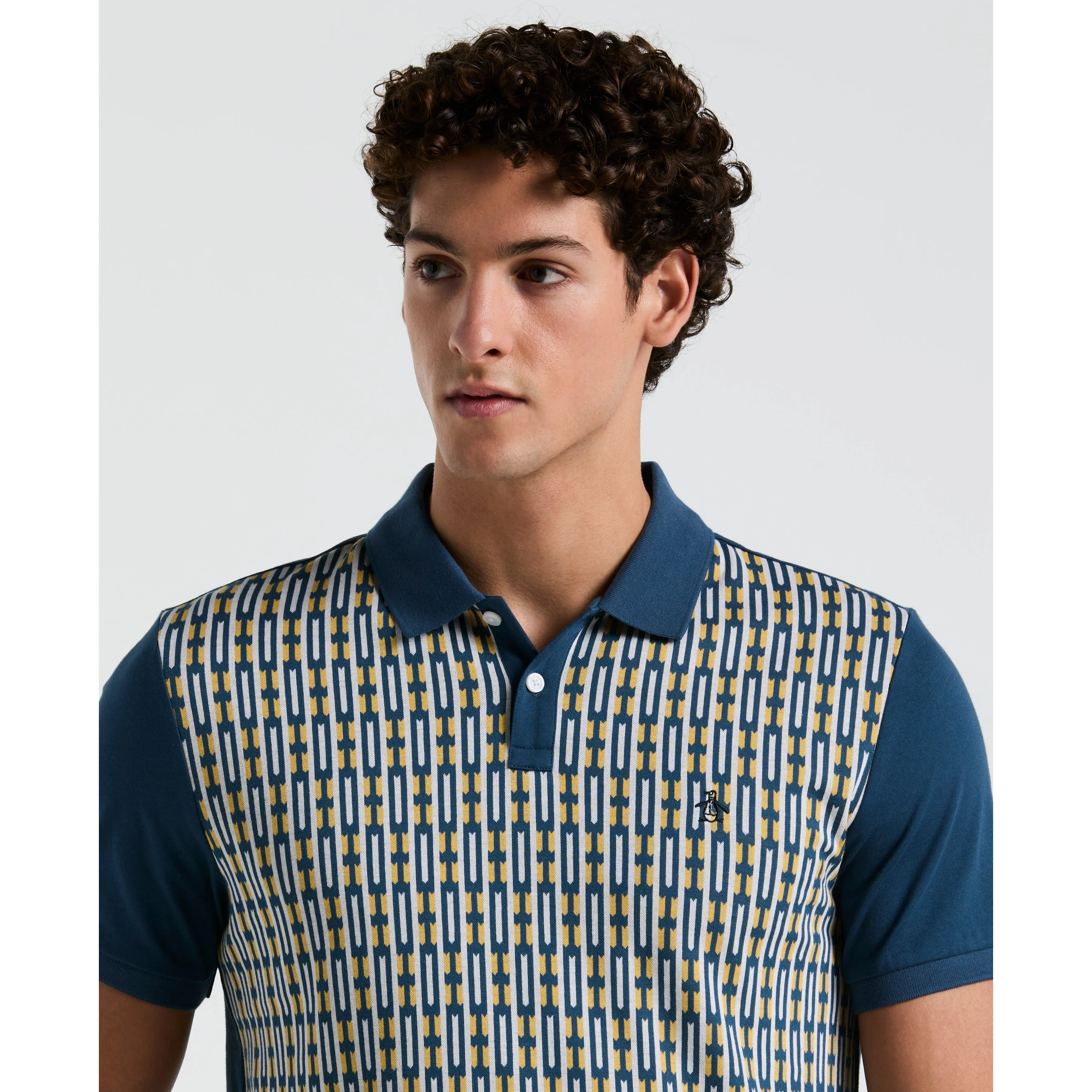 Geo Jacquard Front Polo sold by Original Penguin product image thumbnail 3