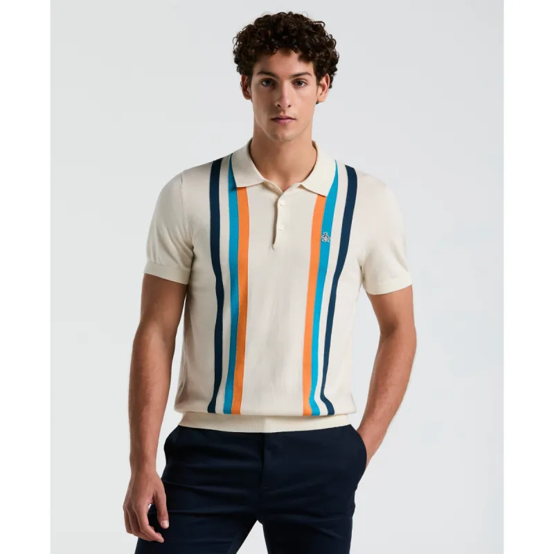 Vertical Stripe Sweater Polo sold by Original Penguin