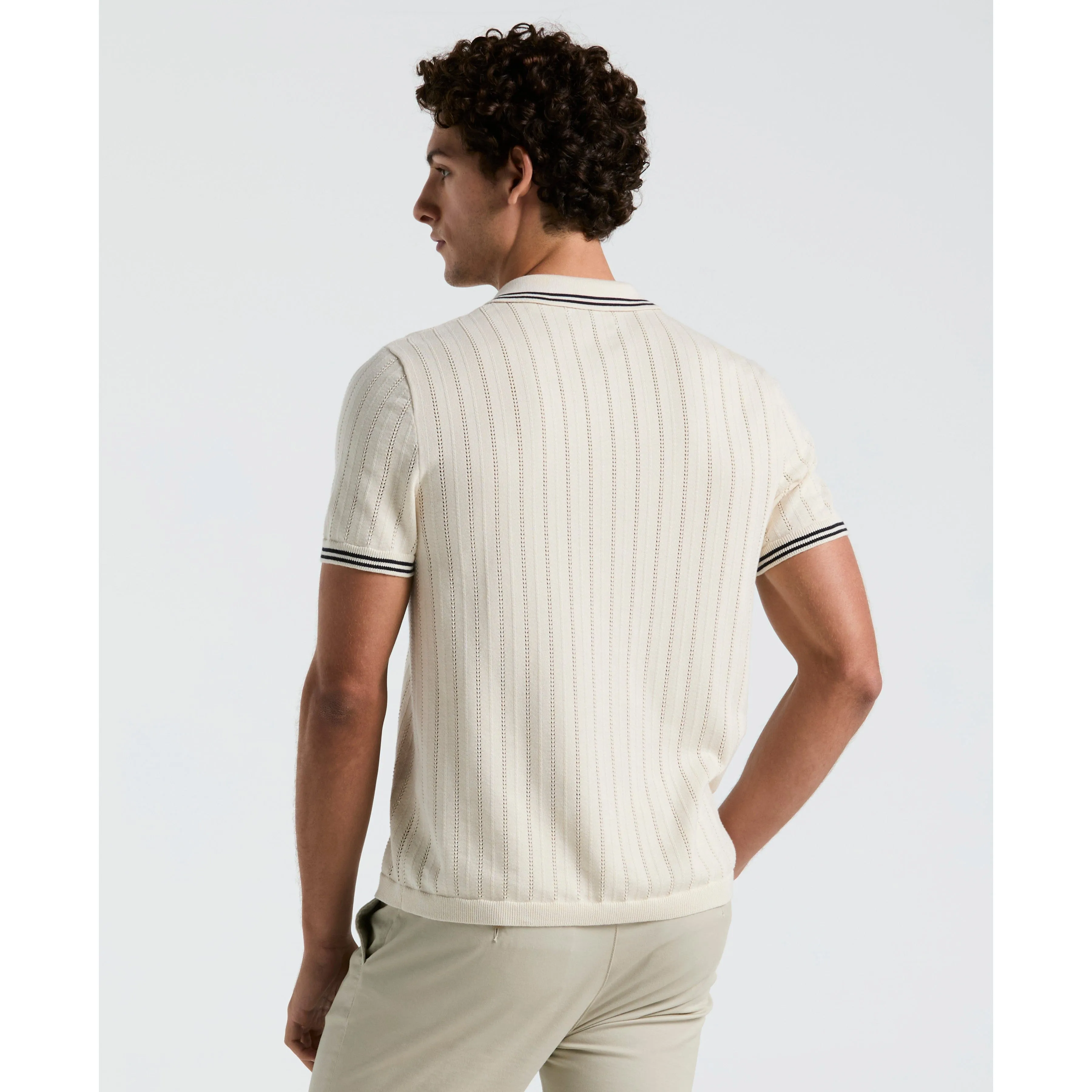 Drop Needle Button Sweater Polo sold by Original Penguin product image thumbnail 2