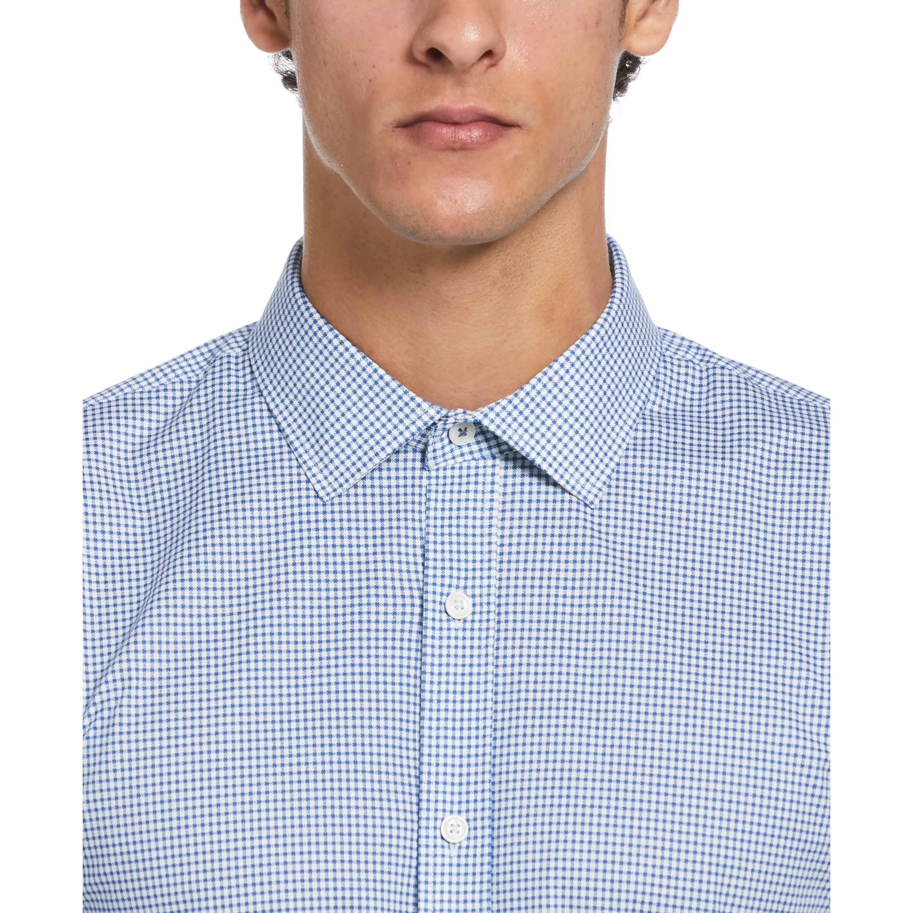 Micro Check Print Dress Shirt sold by Original Penguin product image thumbnail 3