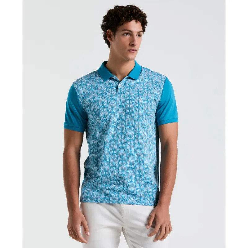 Diamond Jacquard Front Polo sold by Original Penguin