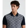 Diamond Jacquard Front Polo sold by Original Penguin