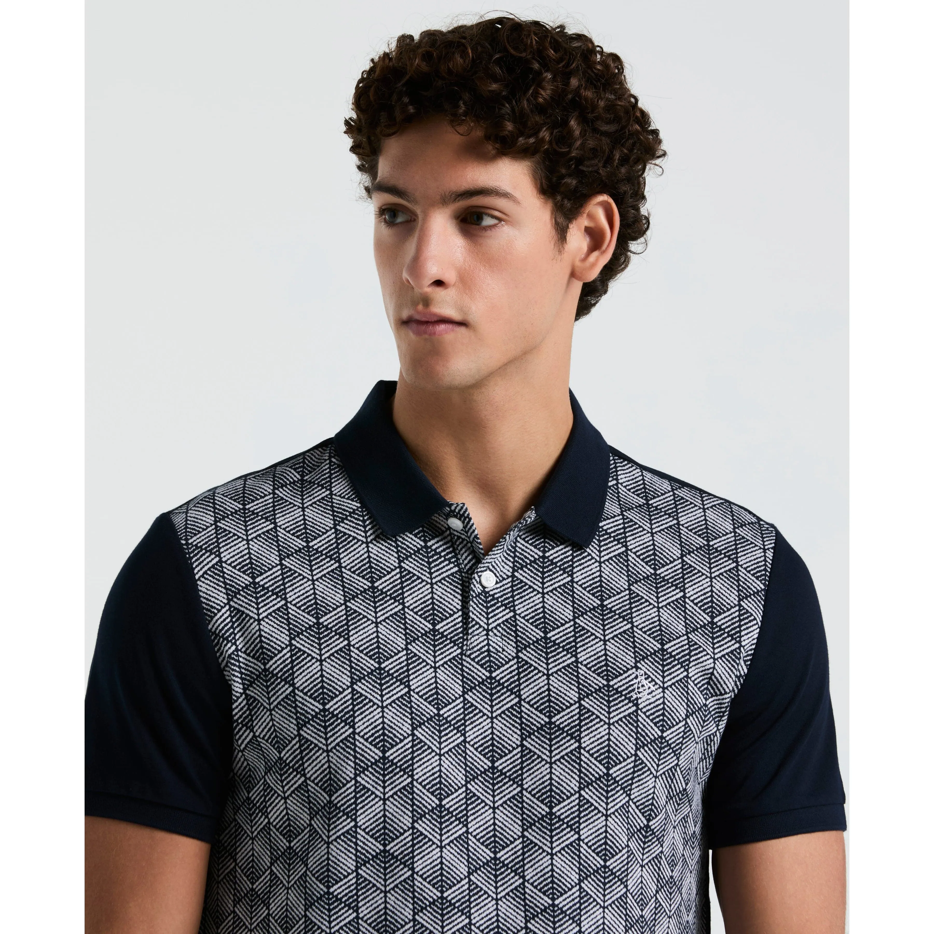 Diamond Jacquard Front Polo sold by Original Penguin product image thumbnail 3