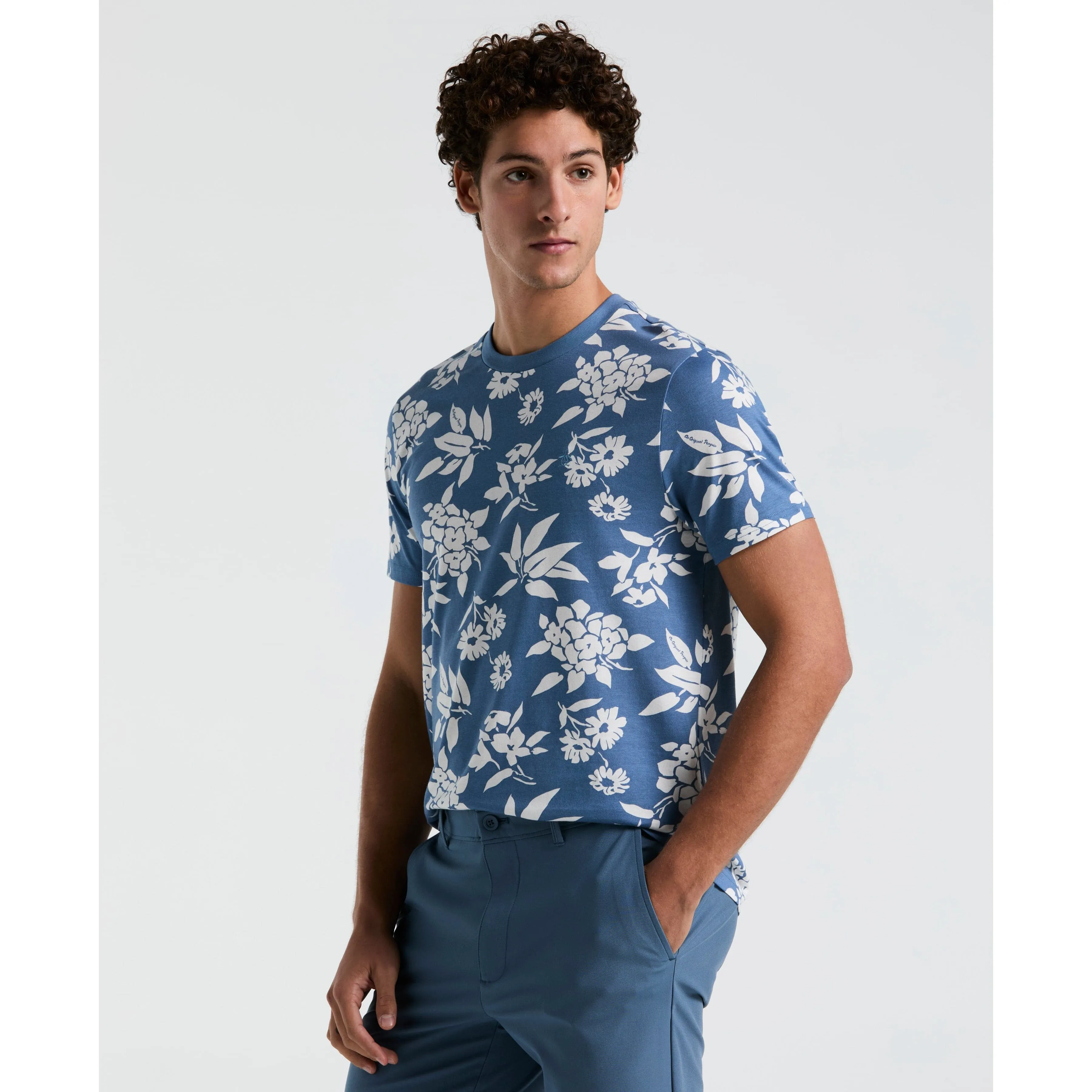 Jersey All-Over Floral Tee sold by Original Penguin