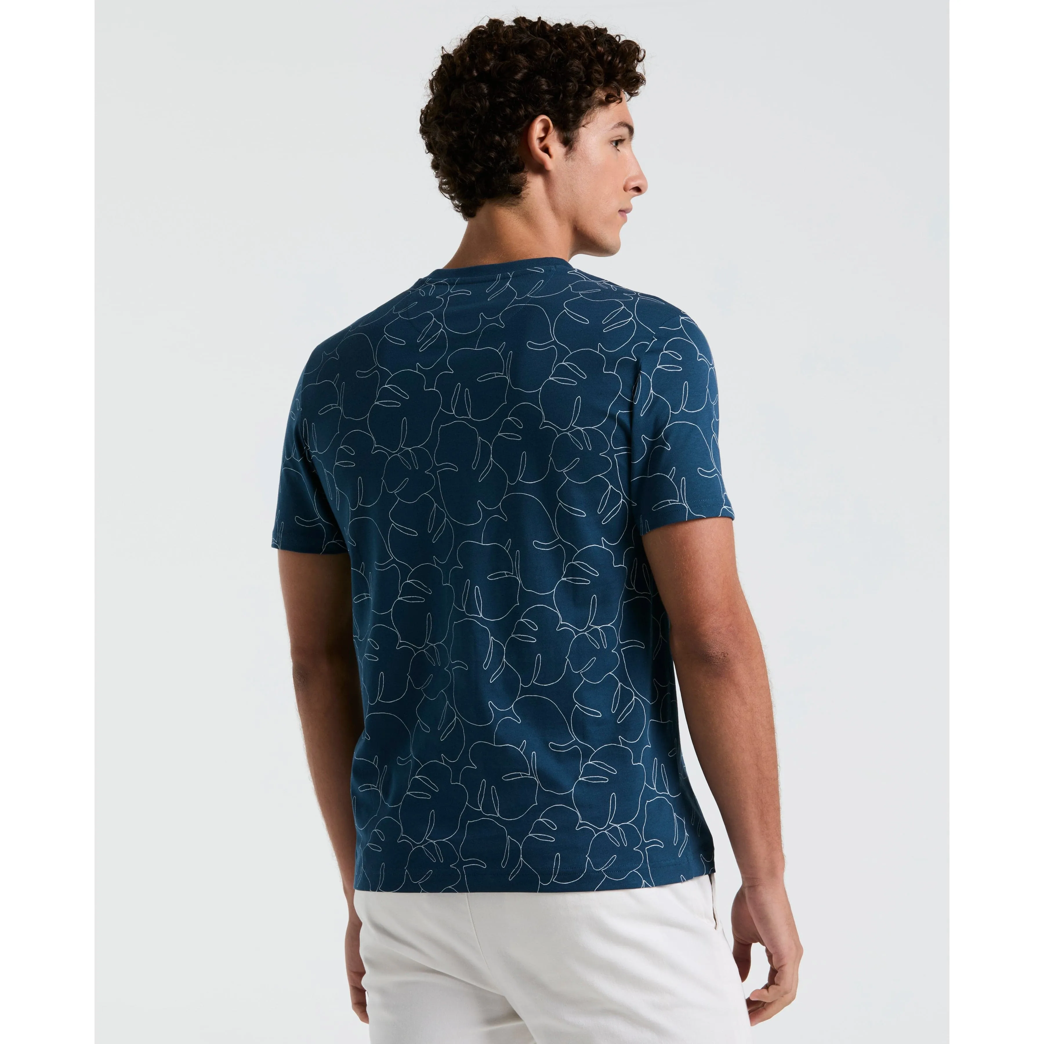 Jersey All-Over Palm Leaf Print Tee sold by Original Penguin product image thumbnail 2
