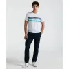 Jersey All-Over Stripe Tee sold by Original Penguin