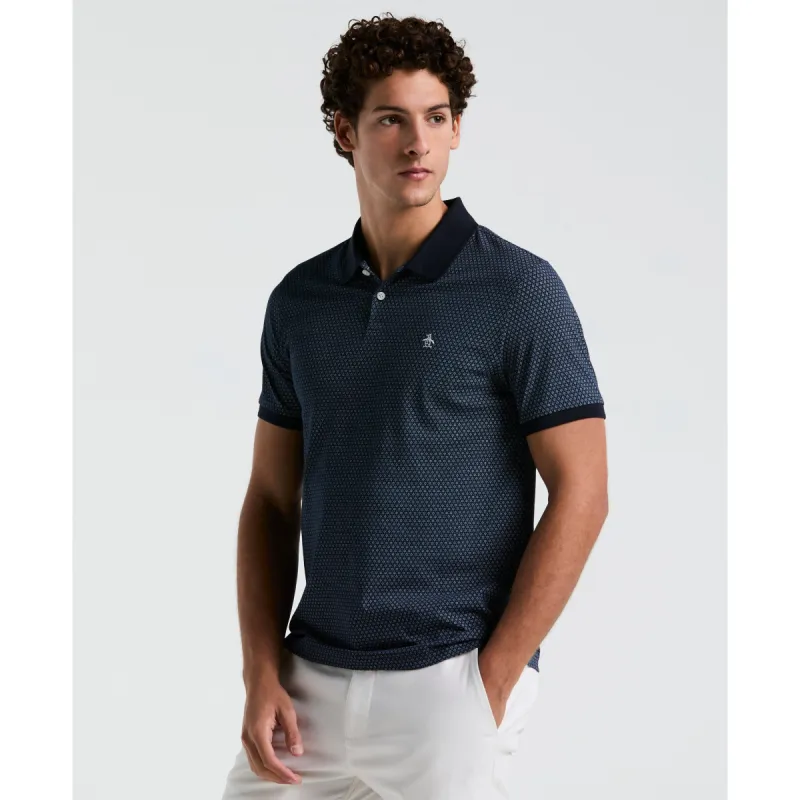 Jersey All-Over Ditsy Print Polo sold by Original Penguin