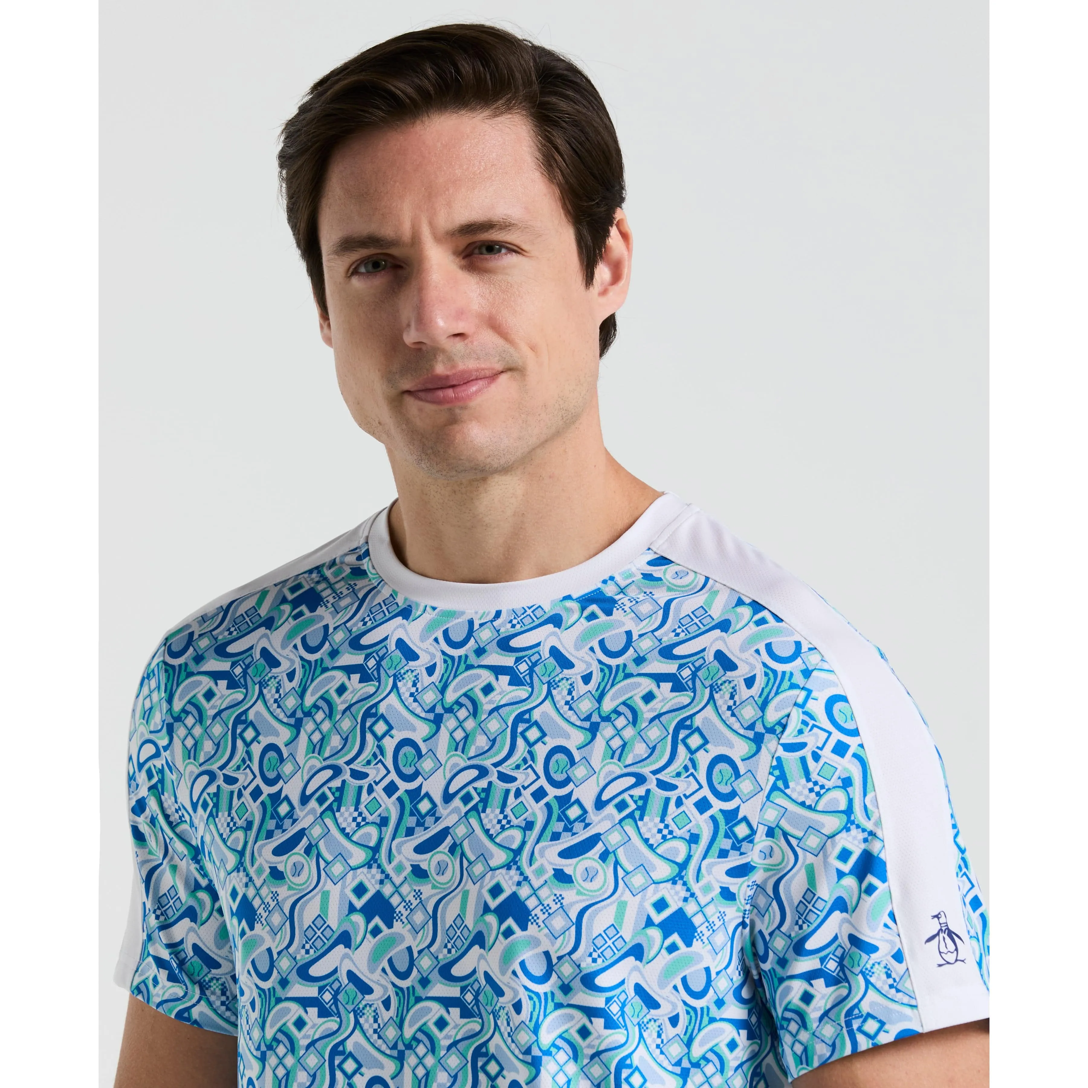 Performance Midcentury Block Tennis Tee sold by Original Penguin product image thumbnail 3
