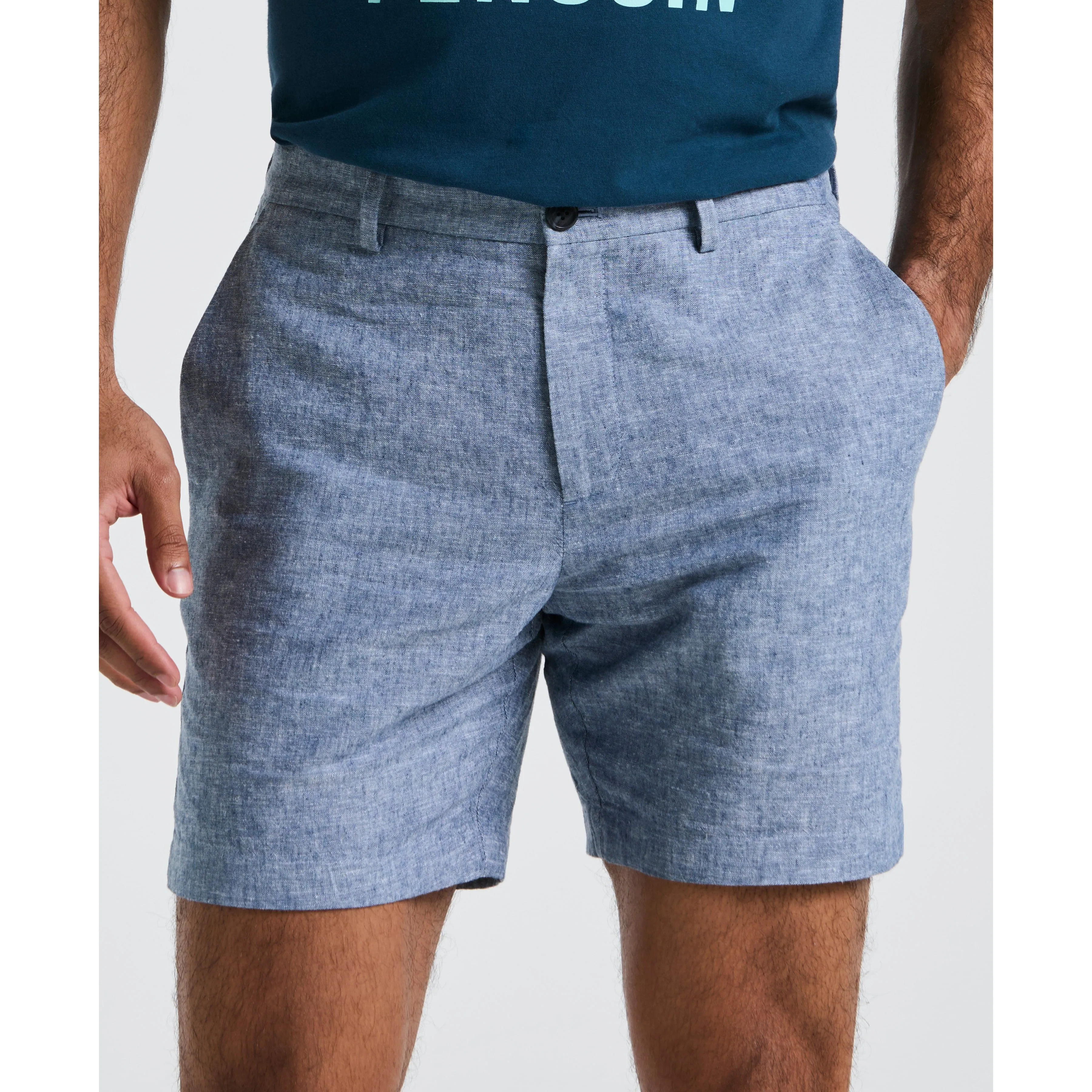 7" Flat Front Linen Blend Short sold by Original Penguin product image thumbnail 3