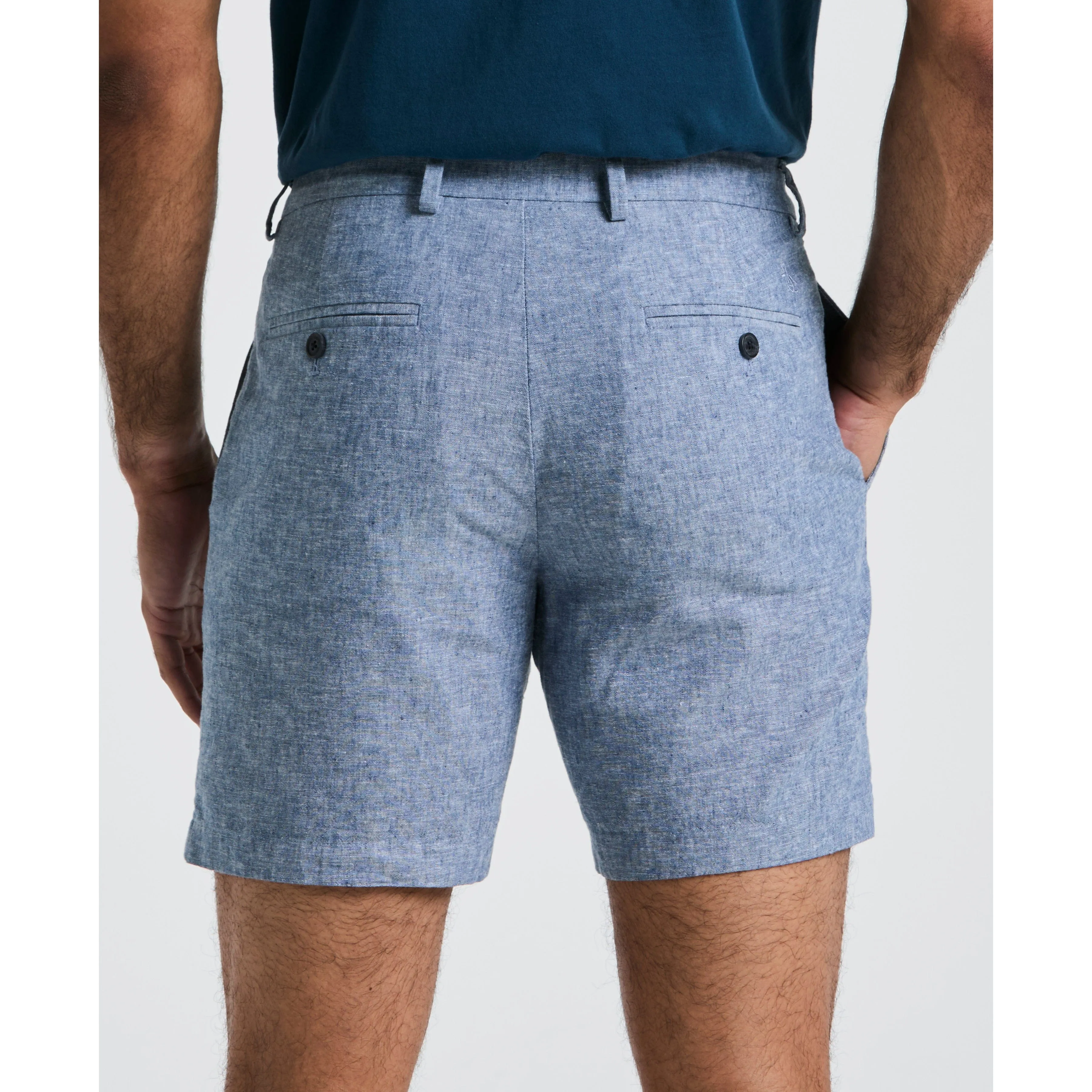7" Flat Front Linen Blend Short sold by Original Penguin product image thumbnail 4