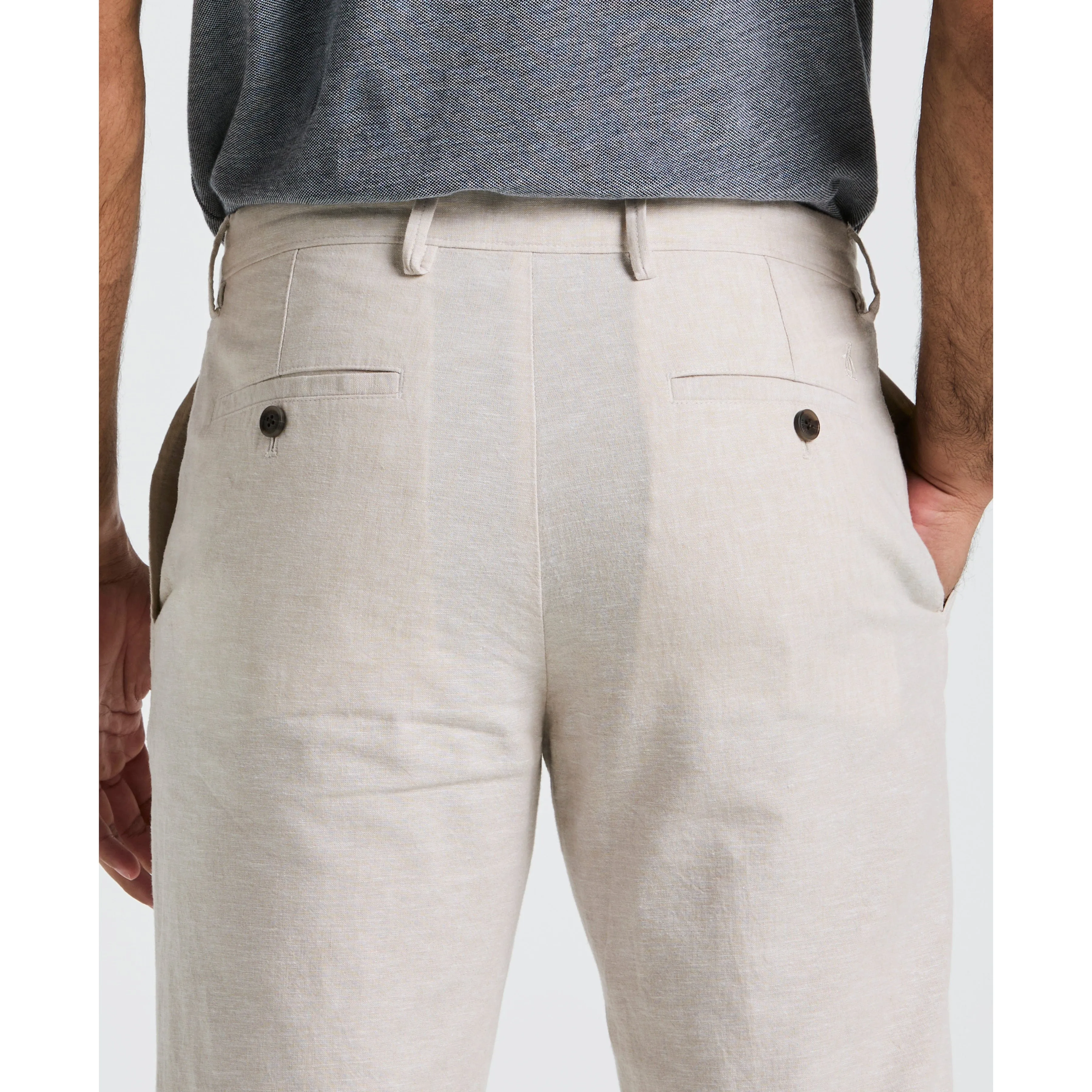 Linen Slim Fit Chino Pants sold by Original Penguin product image thumbnail 4