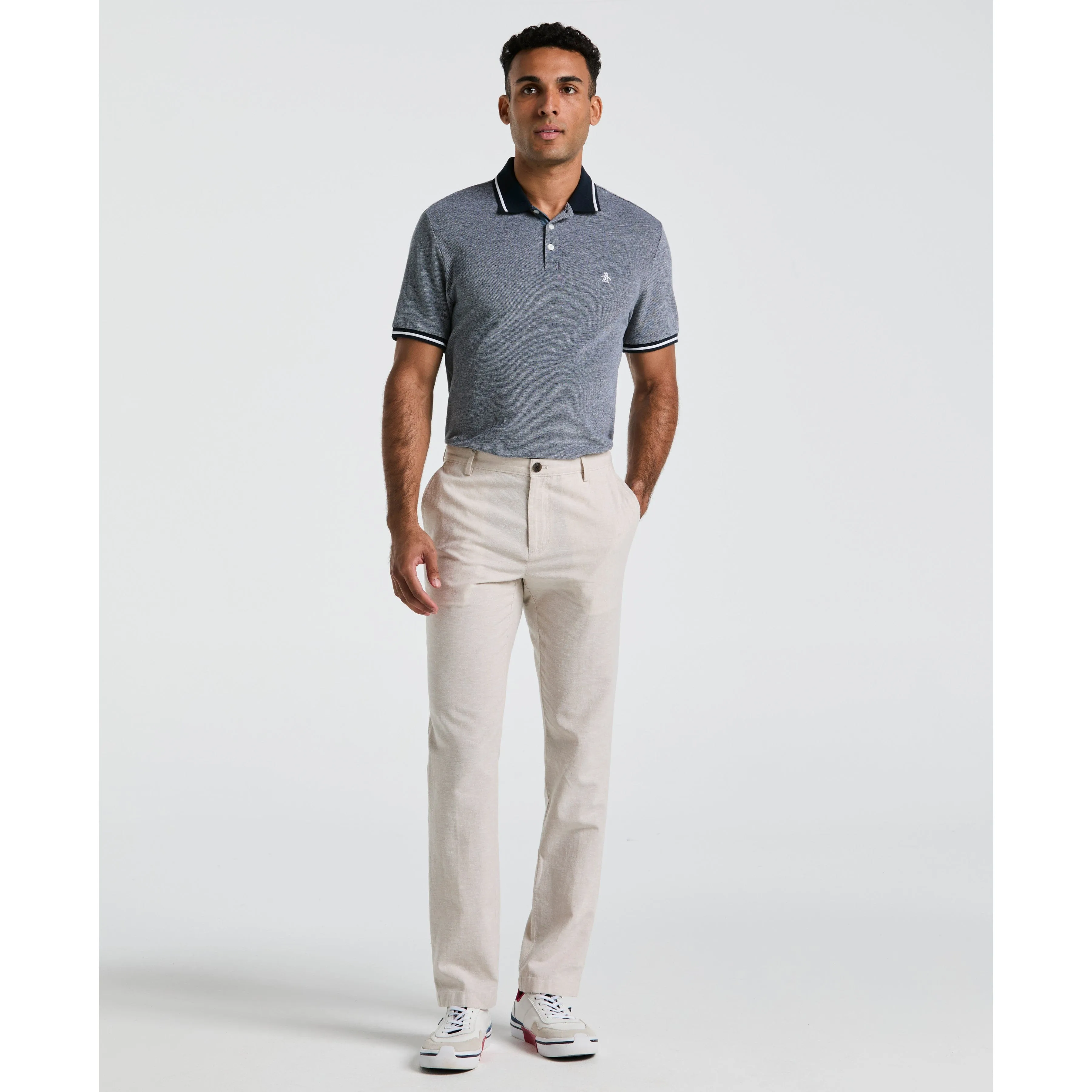 Linen Slim Fit Chino Pants sold by Original Penguin